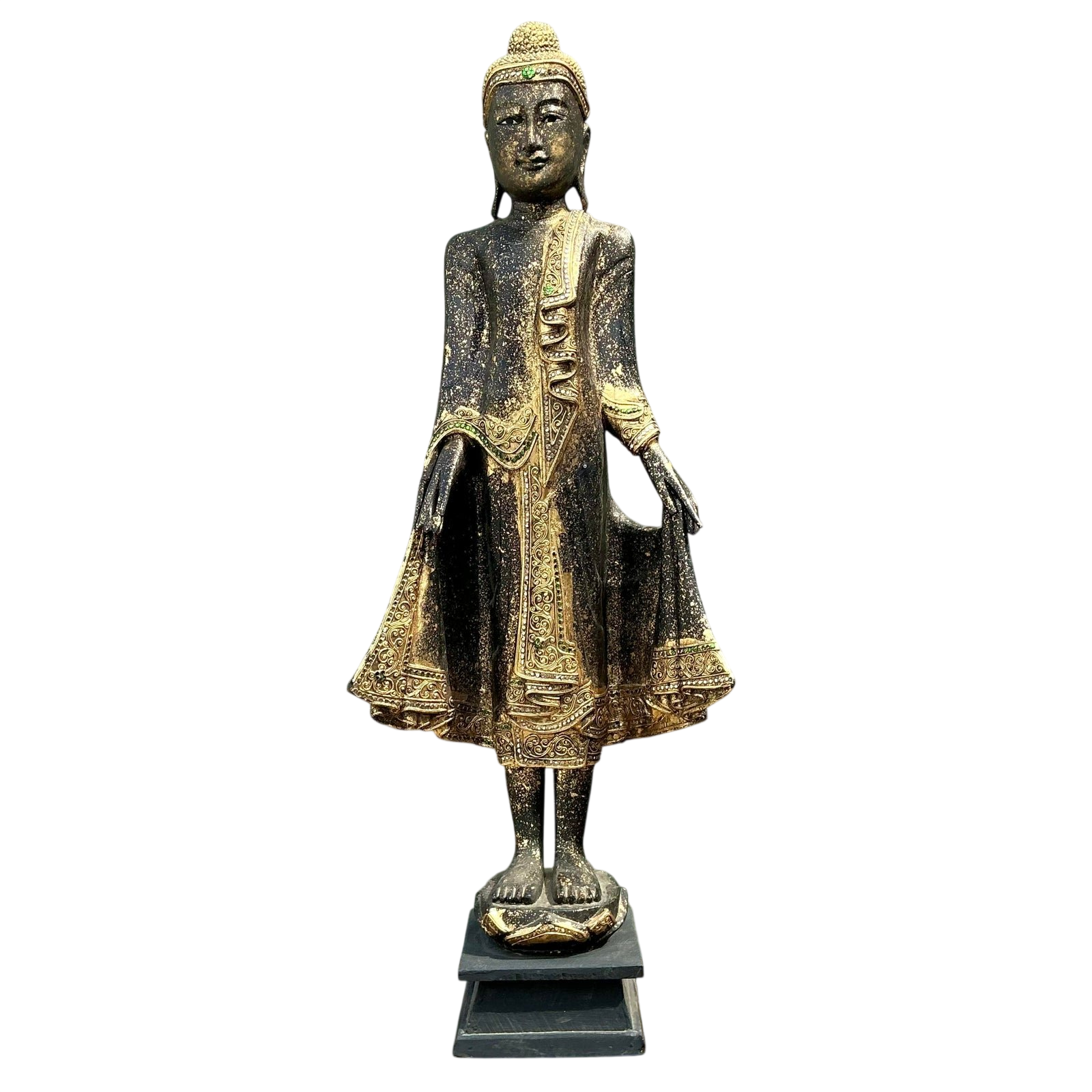 Vintage Gilt Tipped Buddah