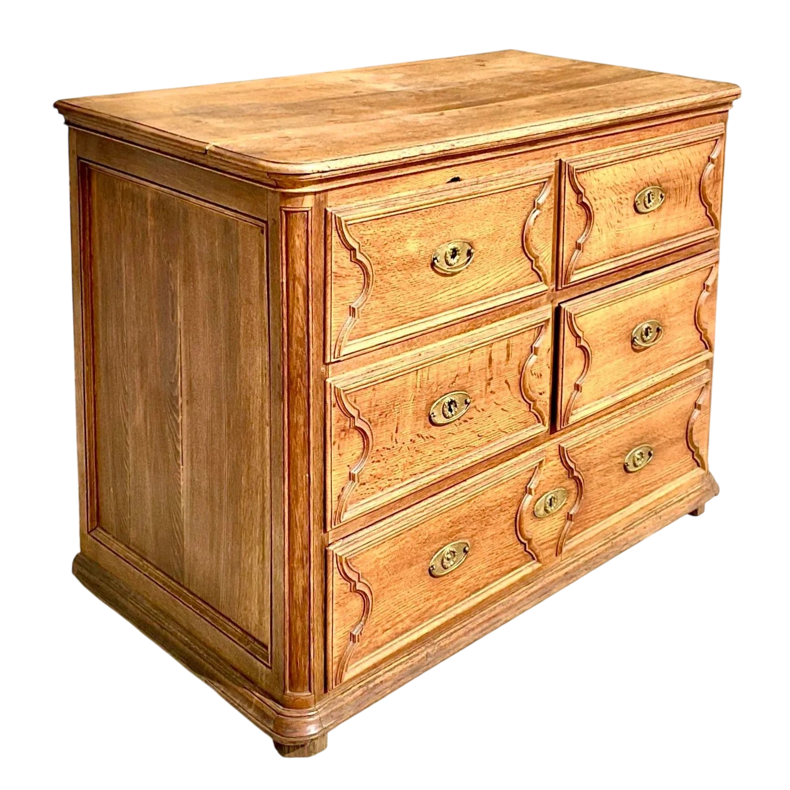 Vintage Boho English Georgian Gentlemen’s Chest of Drawers