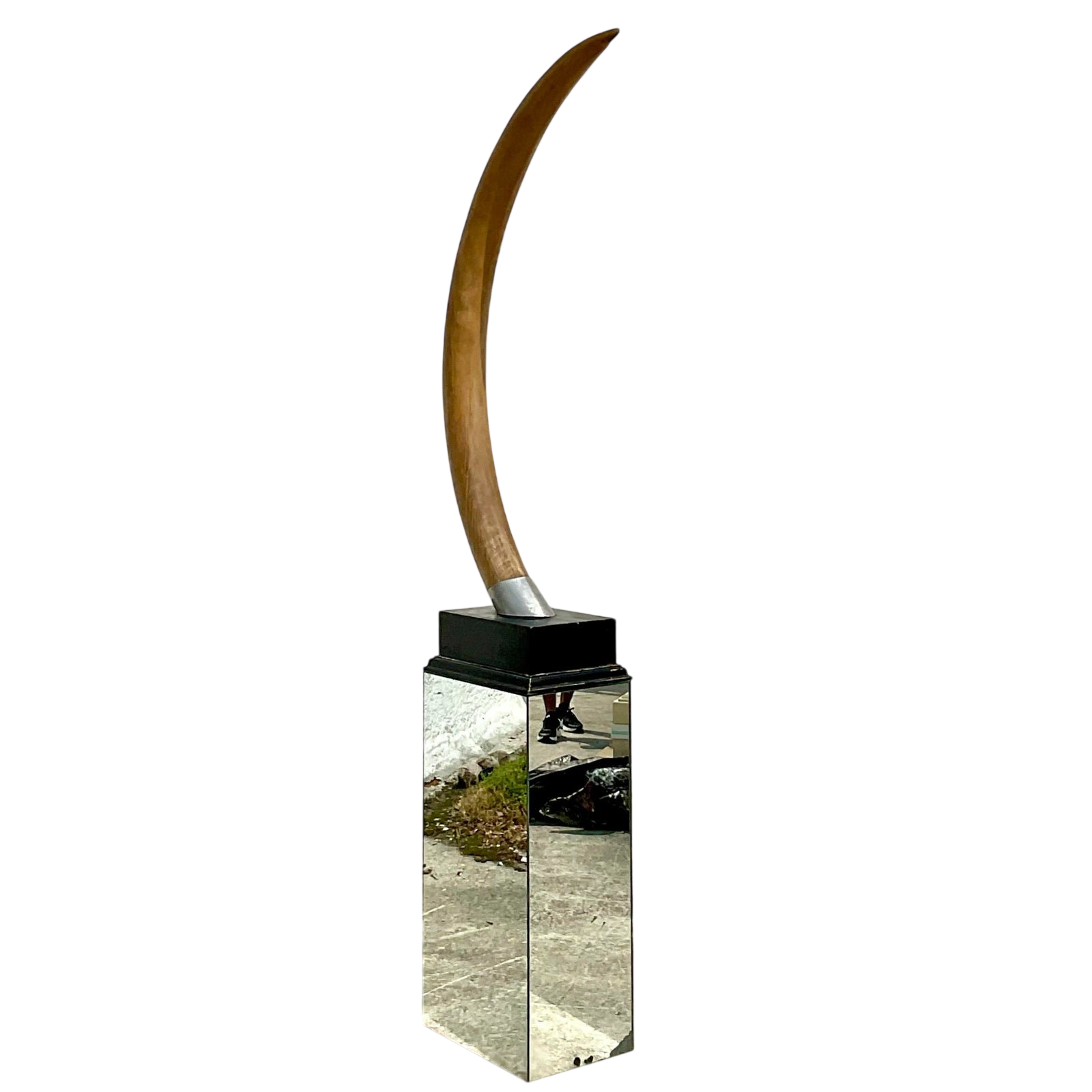 Vintage Resin Faux Elephant Tusk