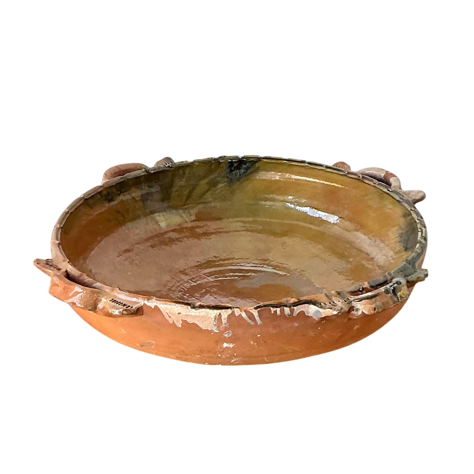 Vintage Boho Monumental Terracotta Bowl