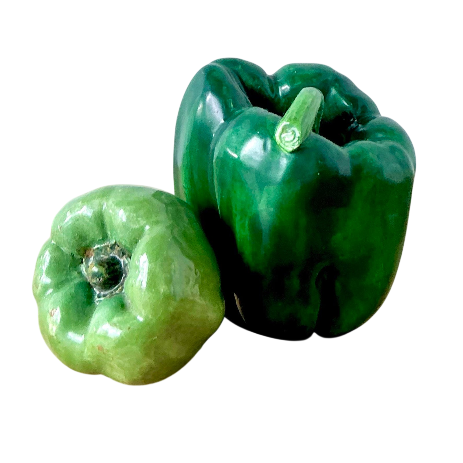 Vintage Italian Glazed Ceramic Bell Peppers