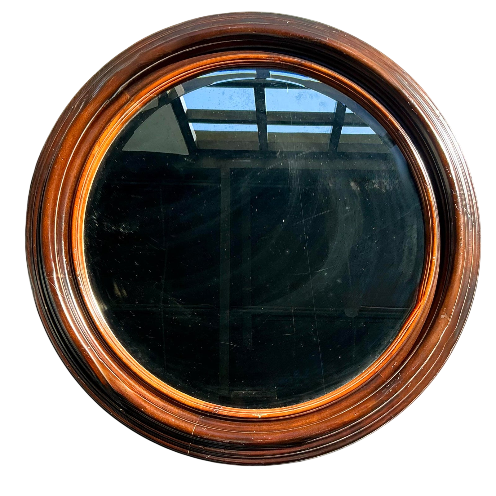 Vintage Boho Italian Baker Milling Road Millwork Mirror