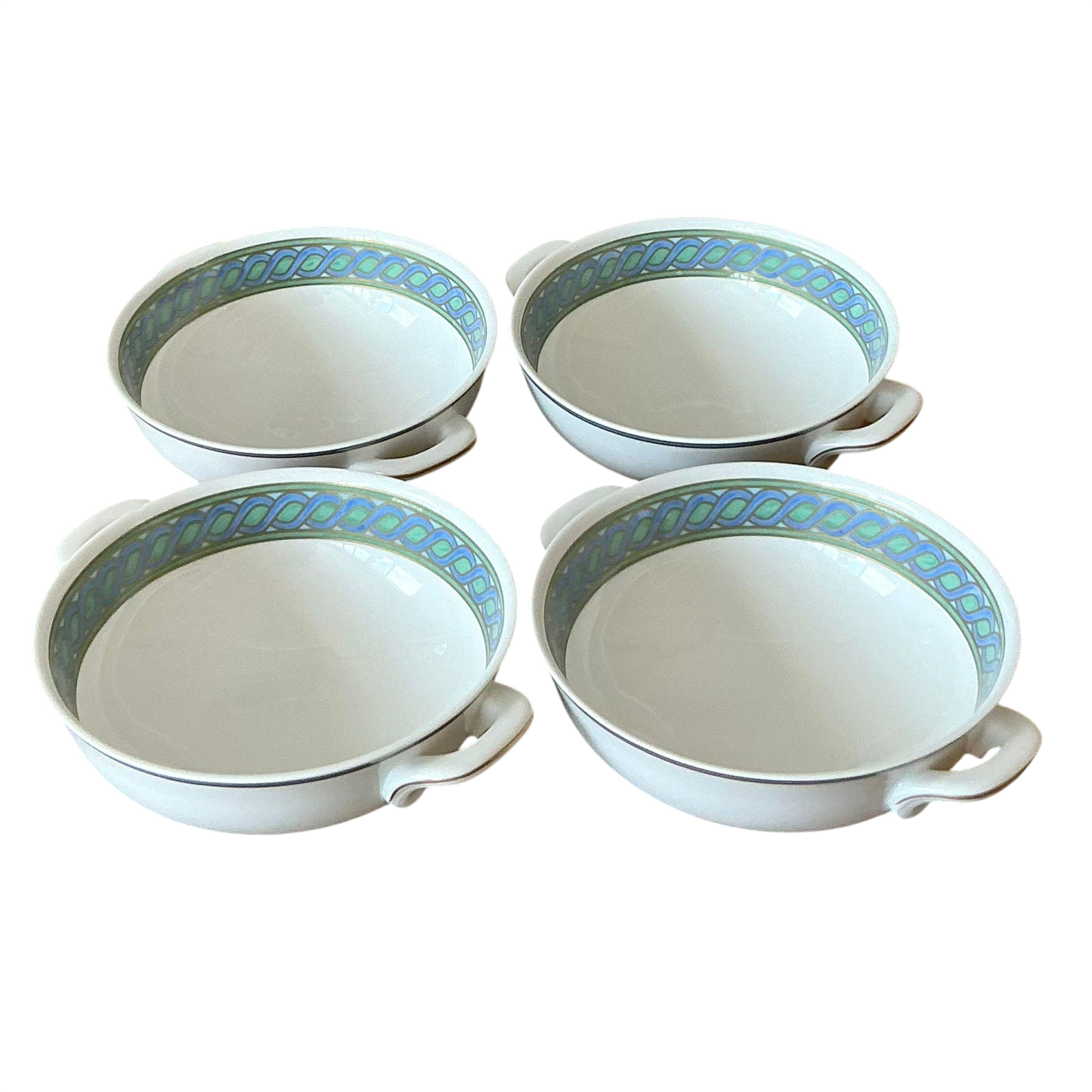 Vintage Boho Christofle "Torsada" Bowls - Set of 4