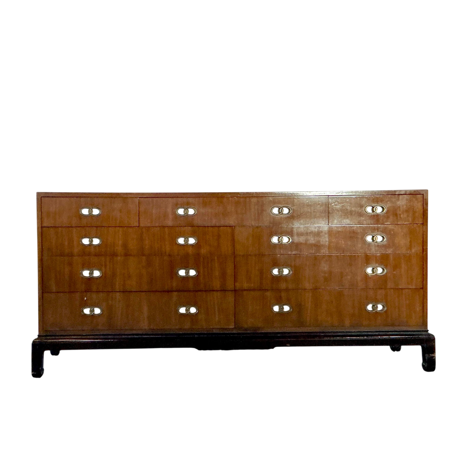 Vintage Boho Michael Taylor for Henredon Locked Rings Dresser