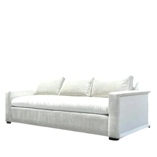 Vintage Contemporary Hickory Chair Flat Arm Sofa - Detail view