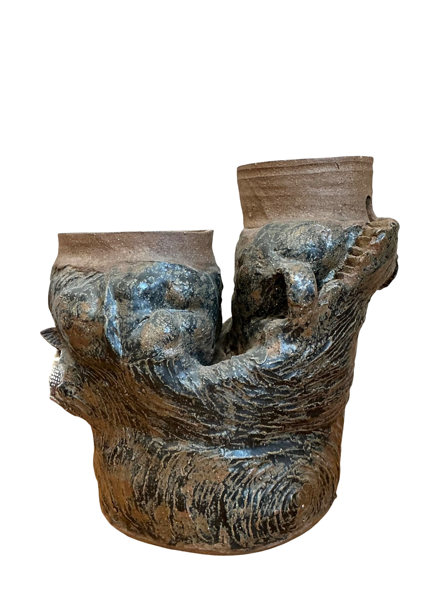 Vintage Abstract Tree Form Vase