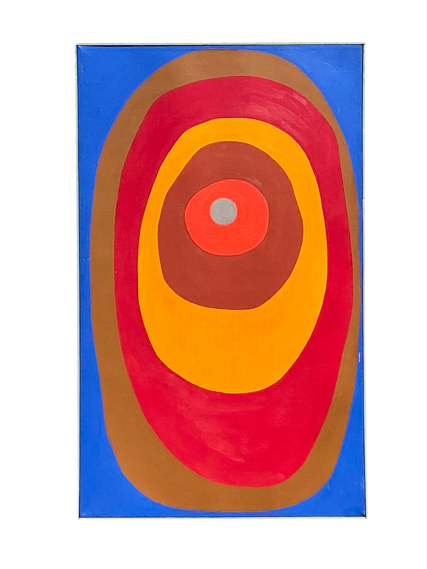 Vintage Original Abstract Painting on Canvas