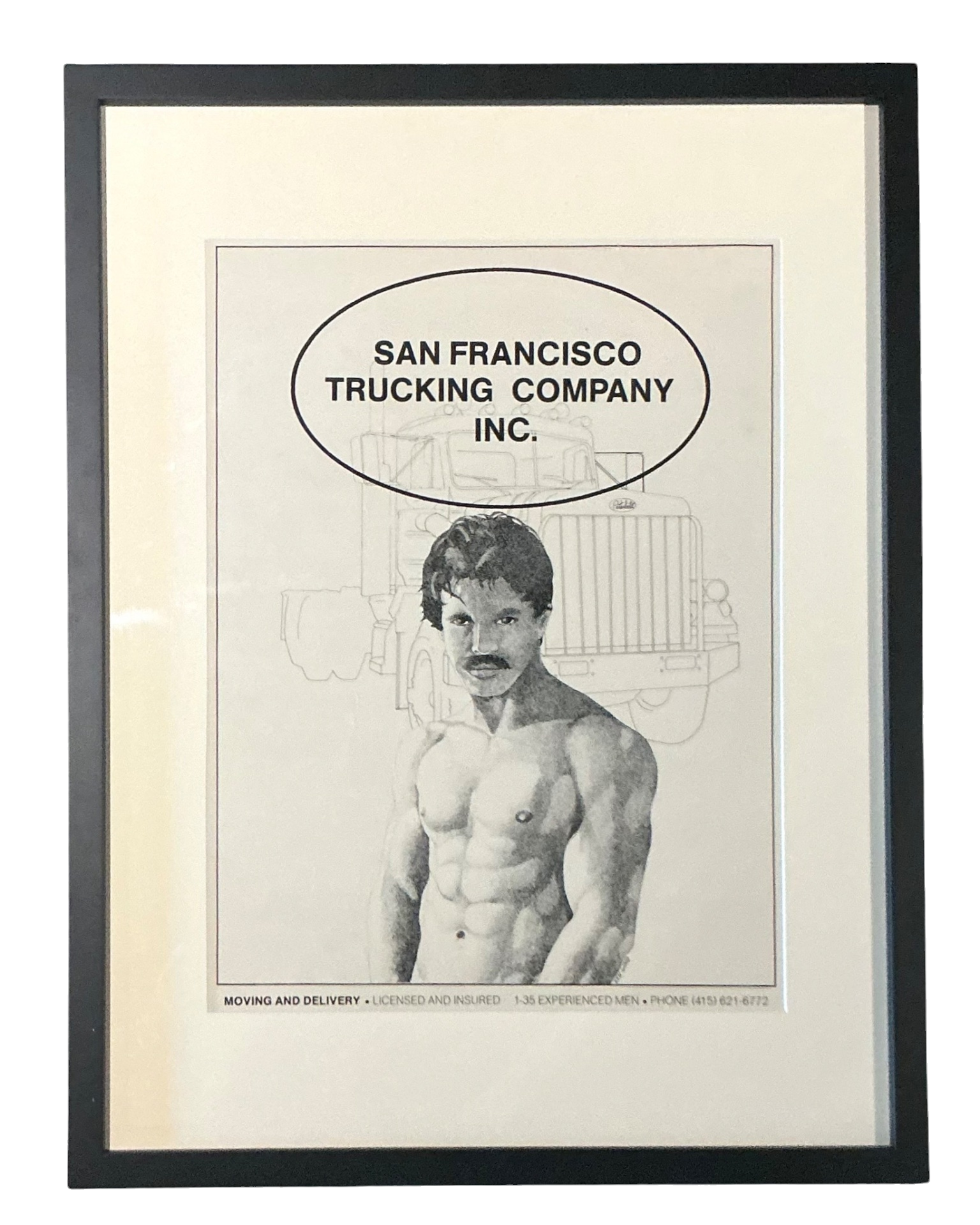 Vintage San Francisco Trucking Company Poster