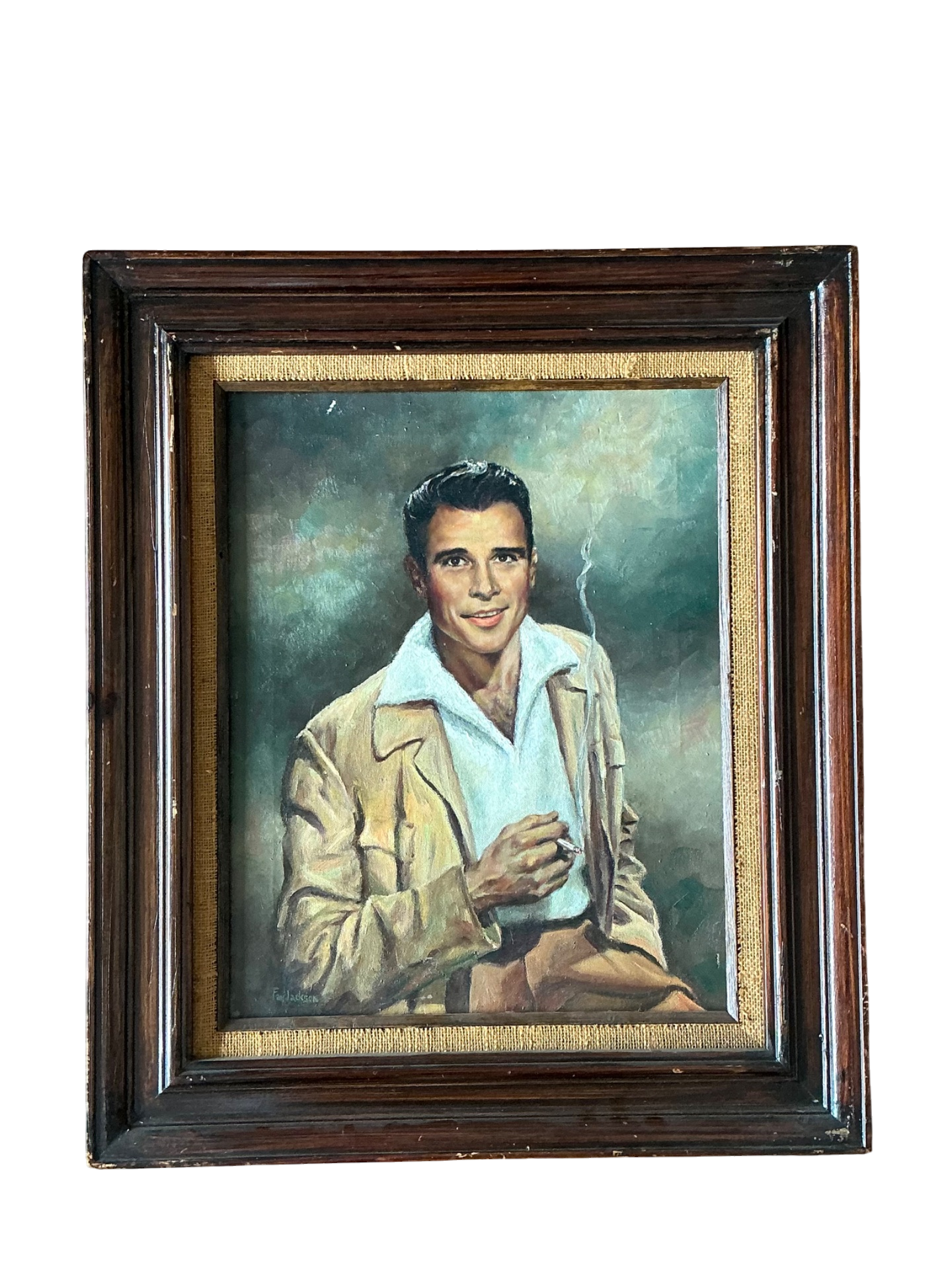 Vintage Portrait of Man by Fay Jackson