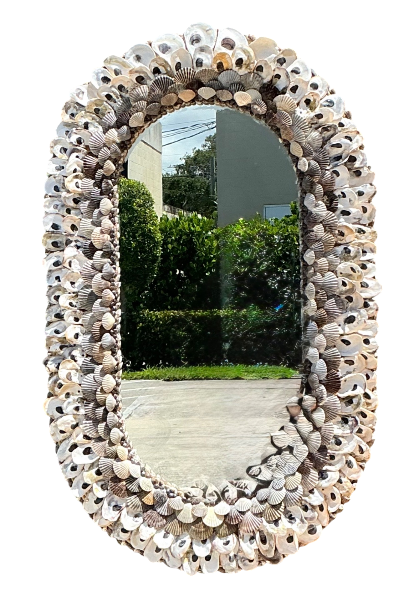 Vintage Shell Encrusted Wall Mirror