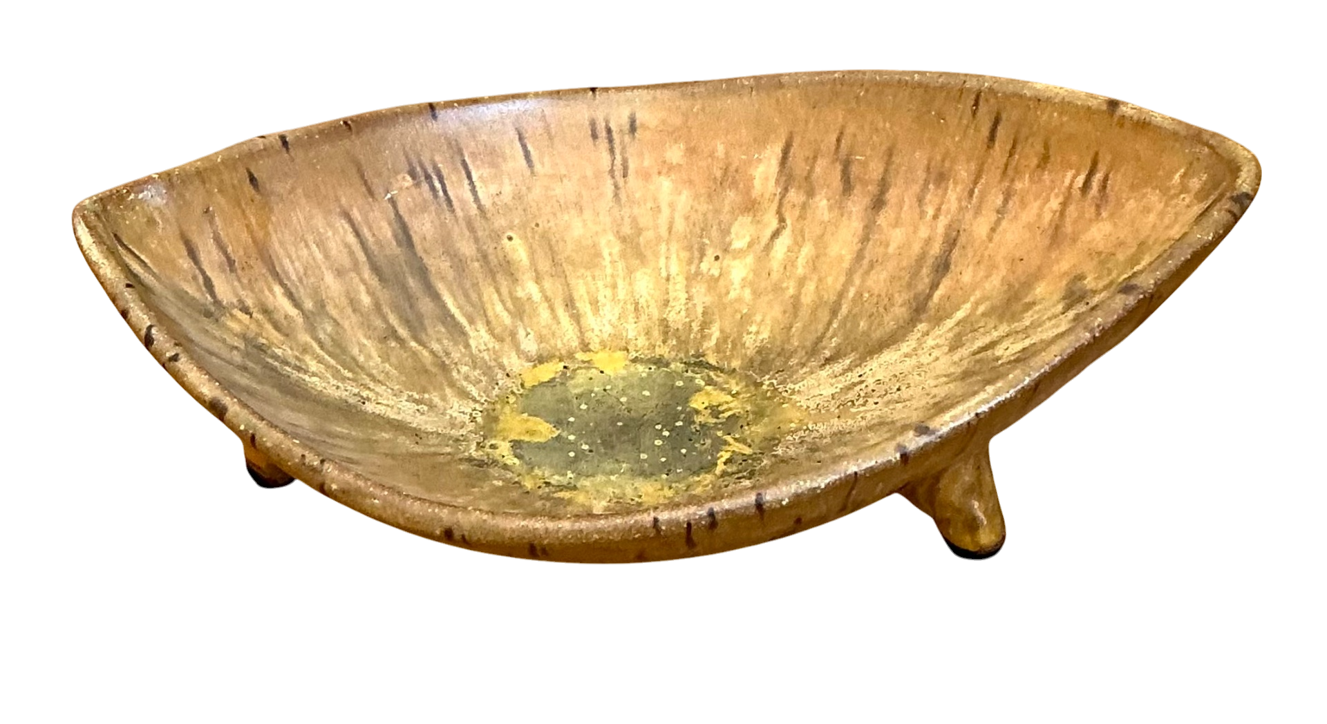 Vintage Tripod Ceramic Bowl