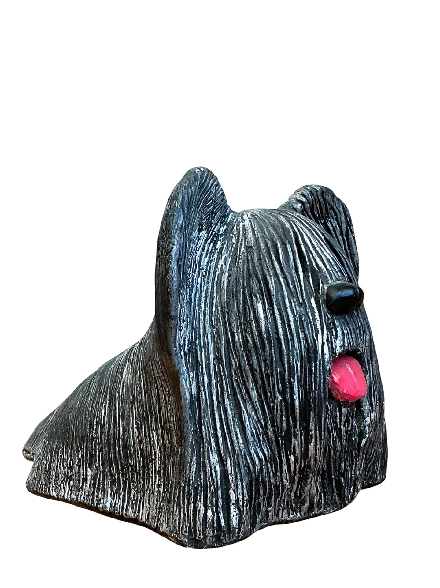 Vintage Shaggy Dog Ceramic Figurine