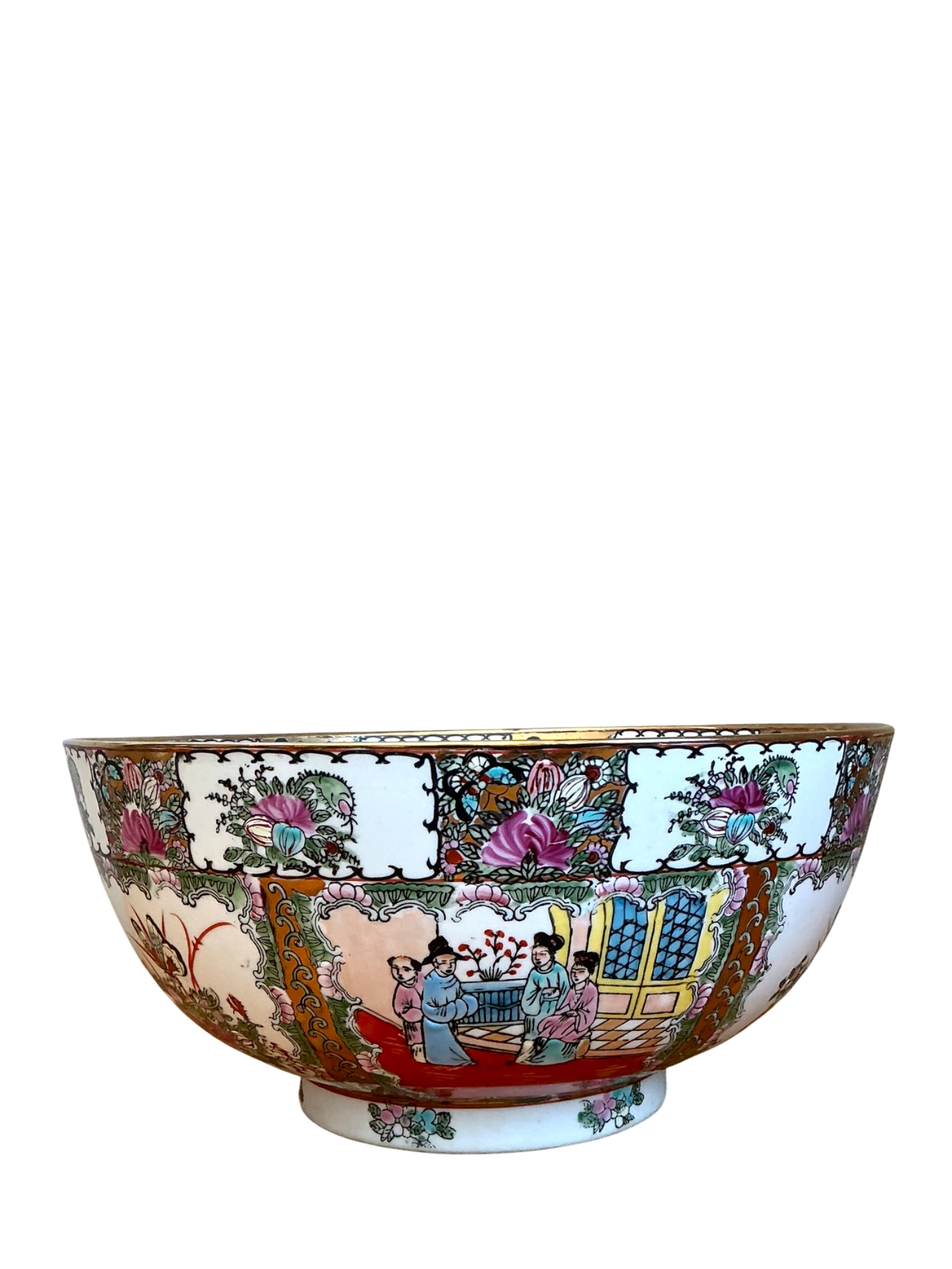 Qing Famille Rose Porcelain Decorative Bowl