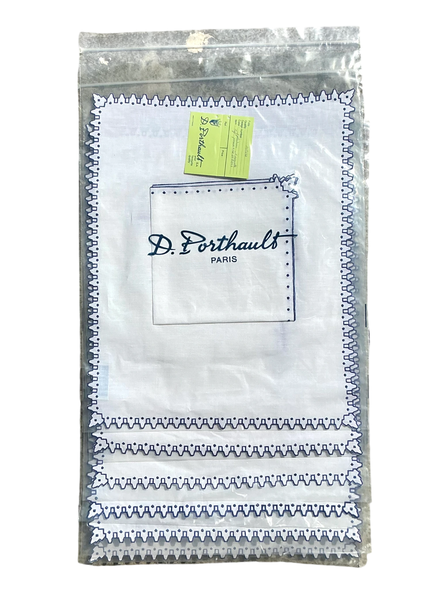 Regency Embroidered D. Porthault Paris Placemat And Napkin - Set Of 6 - Detail view