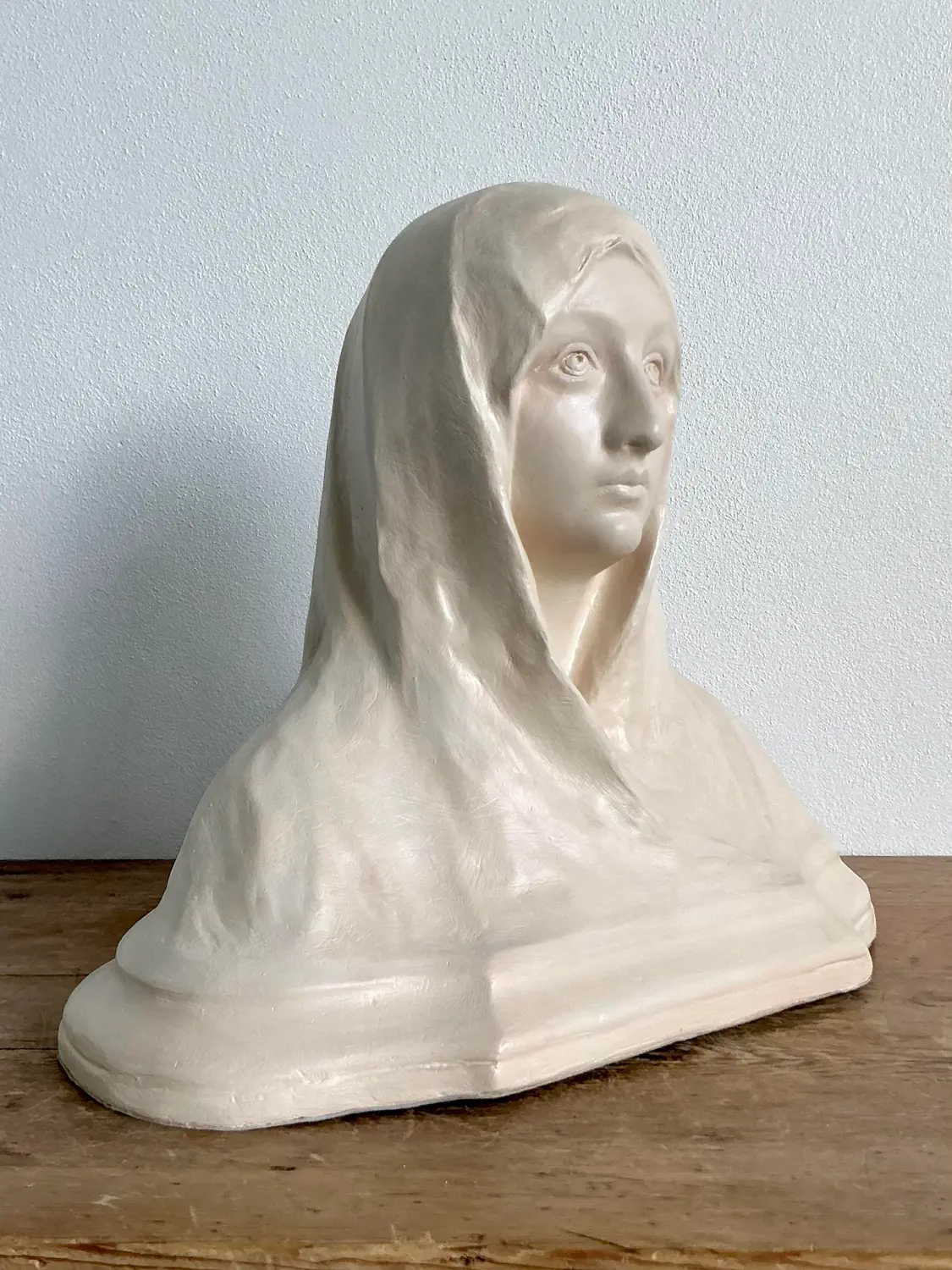 Vintage 1900 Original Model Plaster Marquette of Pilne - Top view