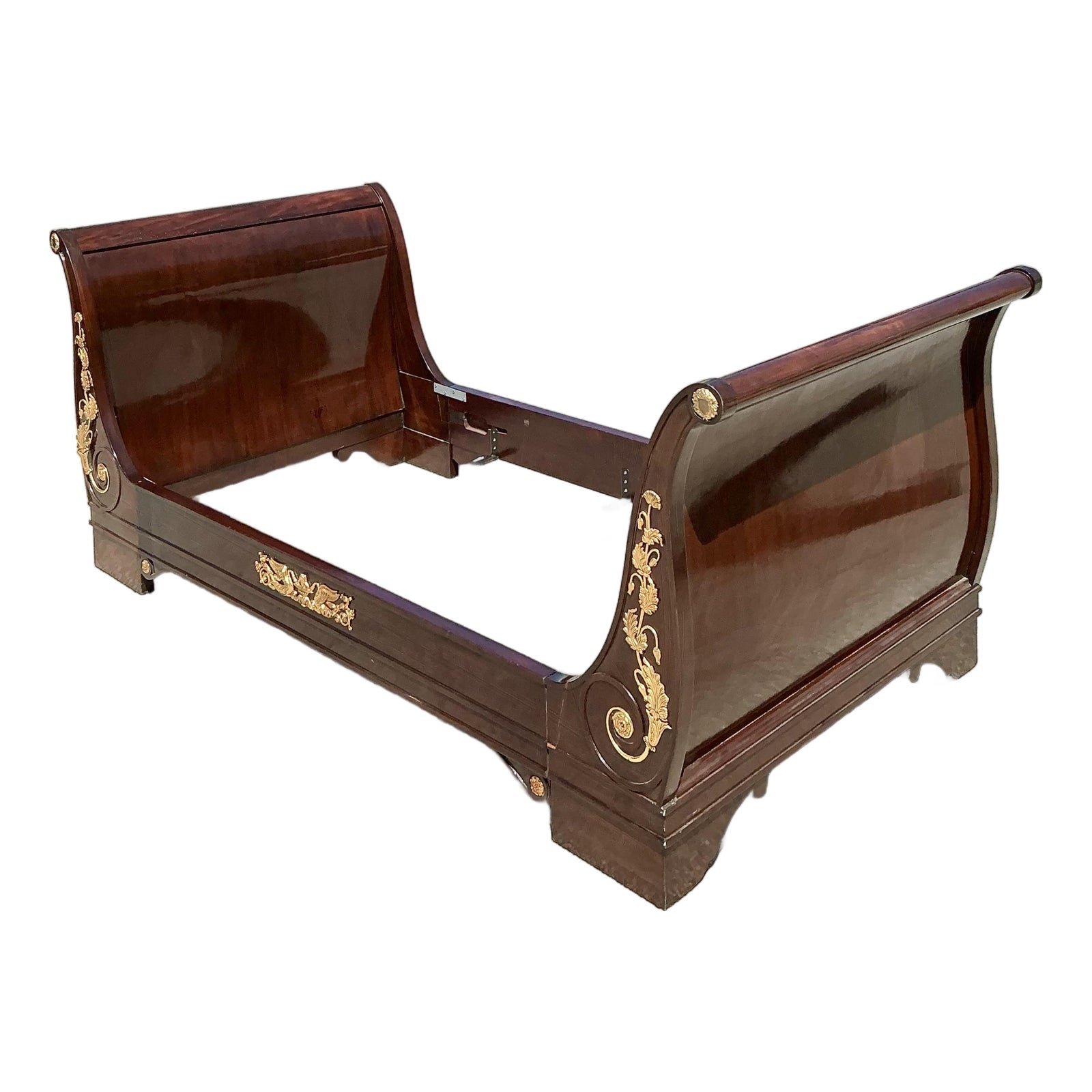 Vintage 19th Century French Empire Sleigh Daybed
