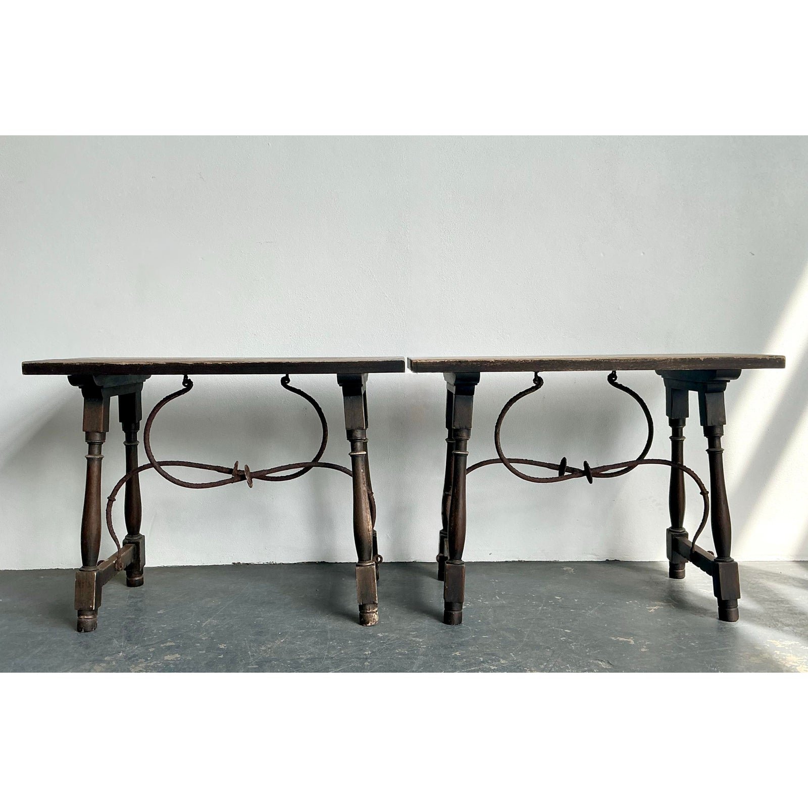Vintage 19th Century Side Tables - A Pair - Detail view