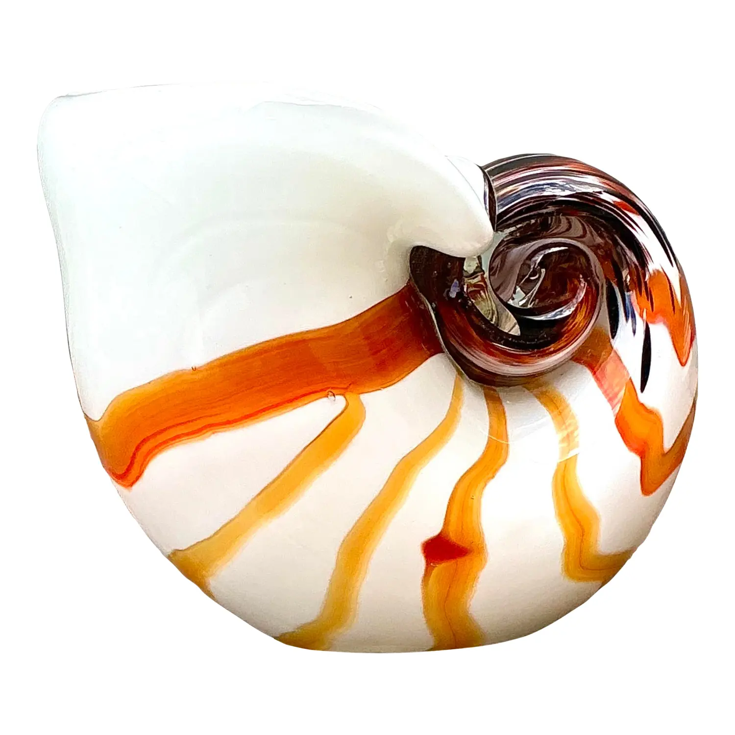 Vintage a Italian Murano Glass Nautilus Shell