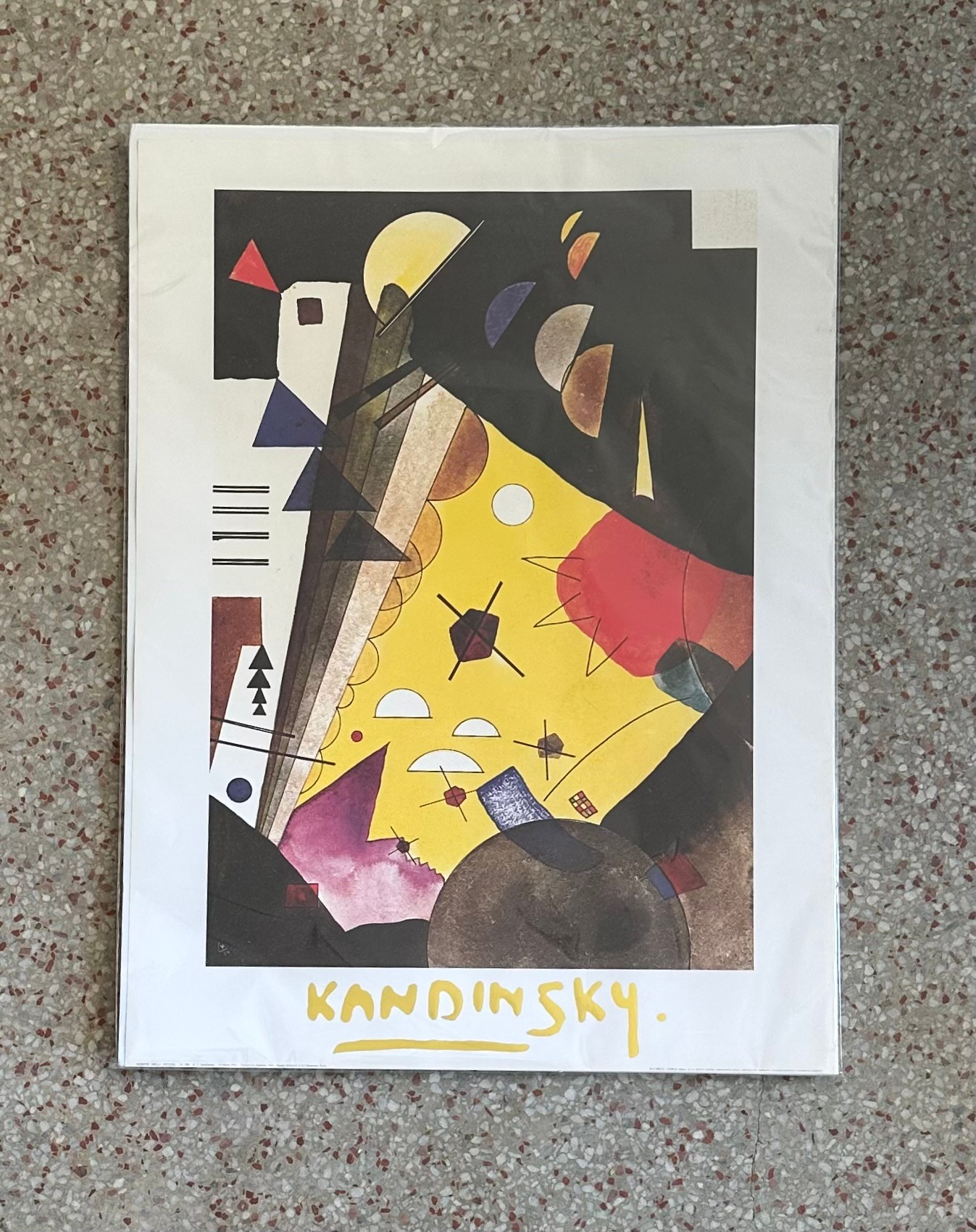 Vintage Abstract Kandinsky Poster