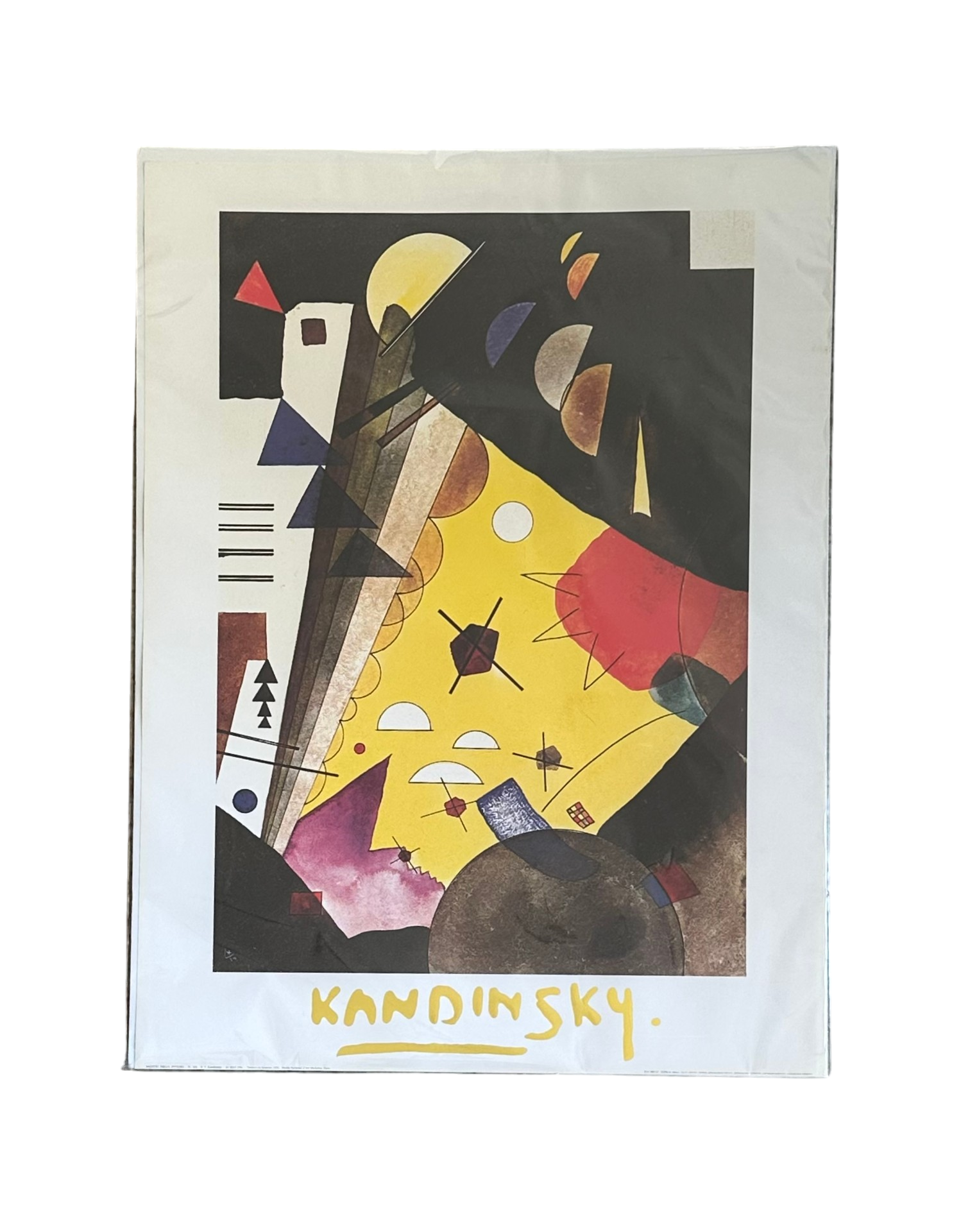 Vintage Abstract Kandinsky Poster
