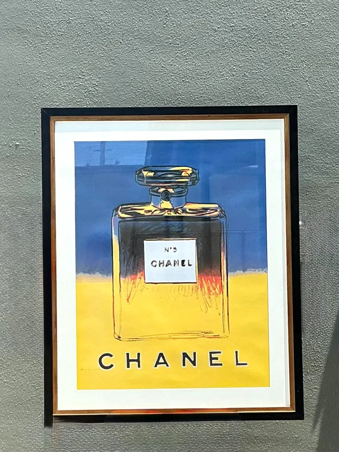 Vintage Andy Warhol for Chanel Number 5 - Top view