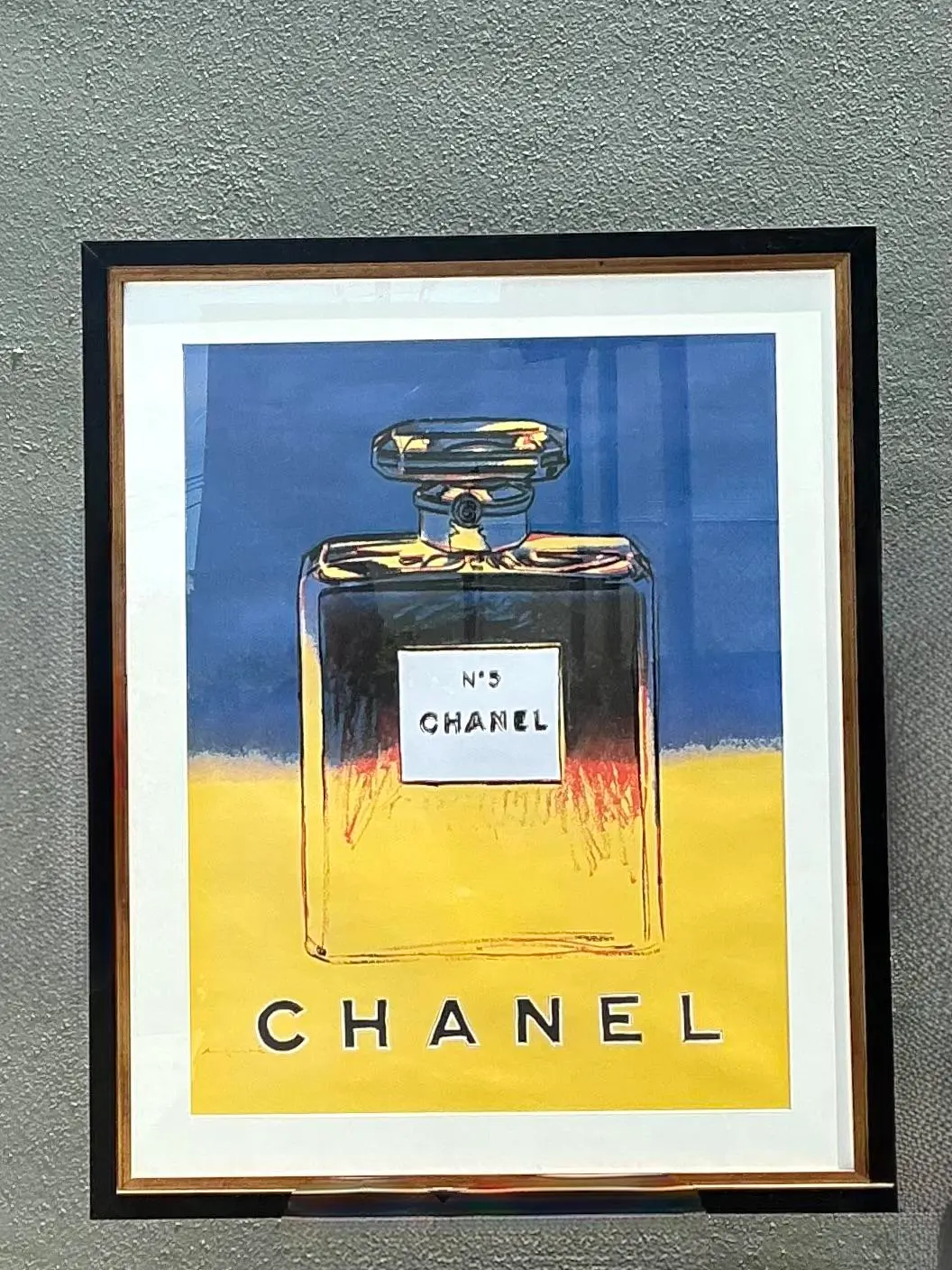 Vintage Andy Warhol for Chanel Number 5 - Detail view