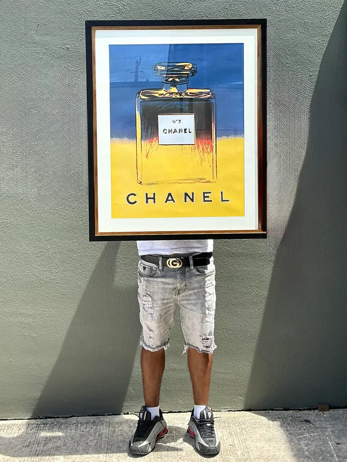 Vintage Andy Warhol for Chanel Number 5 - Side view