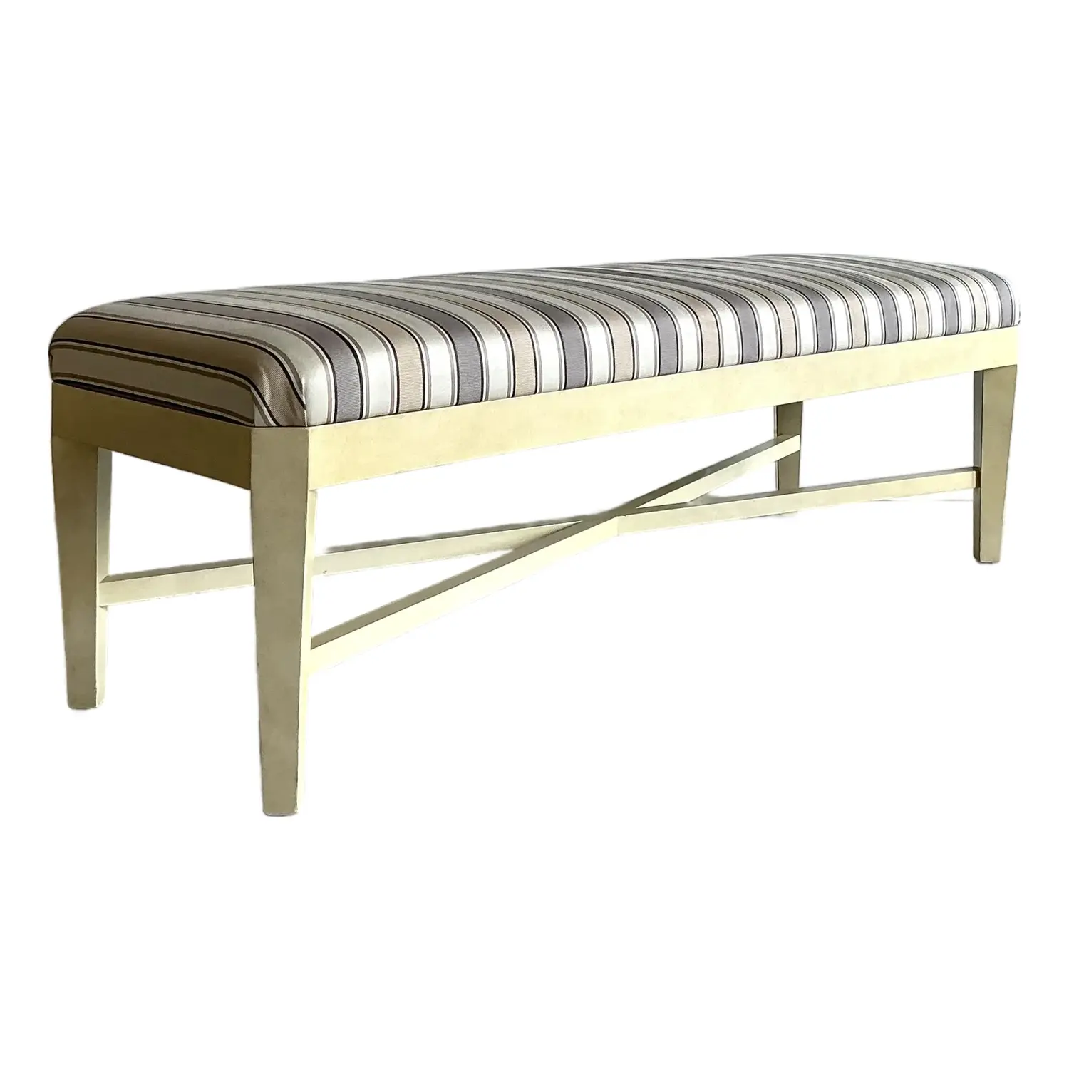 Vintage Angled Long Bench