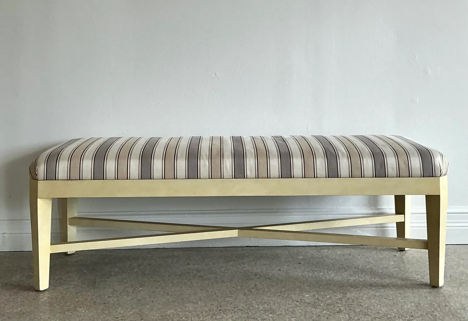 Vintage Angled Long Bench - Top view