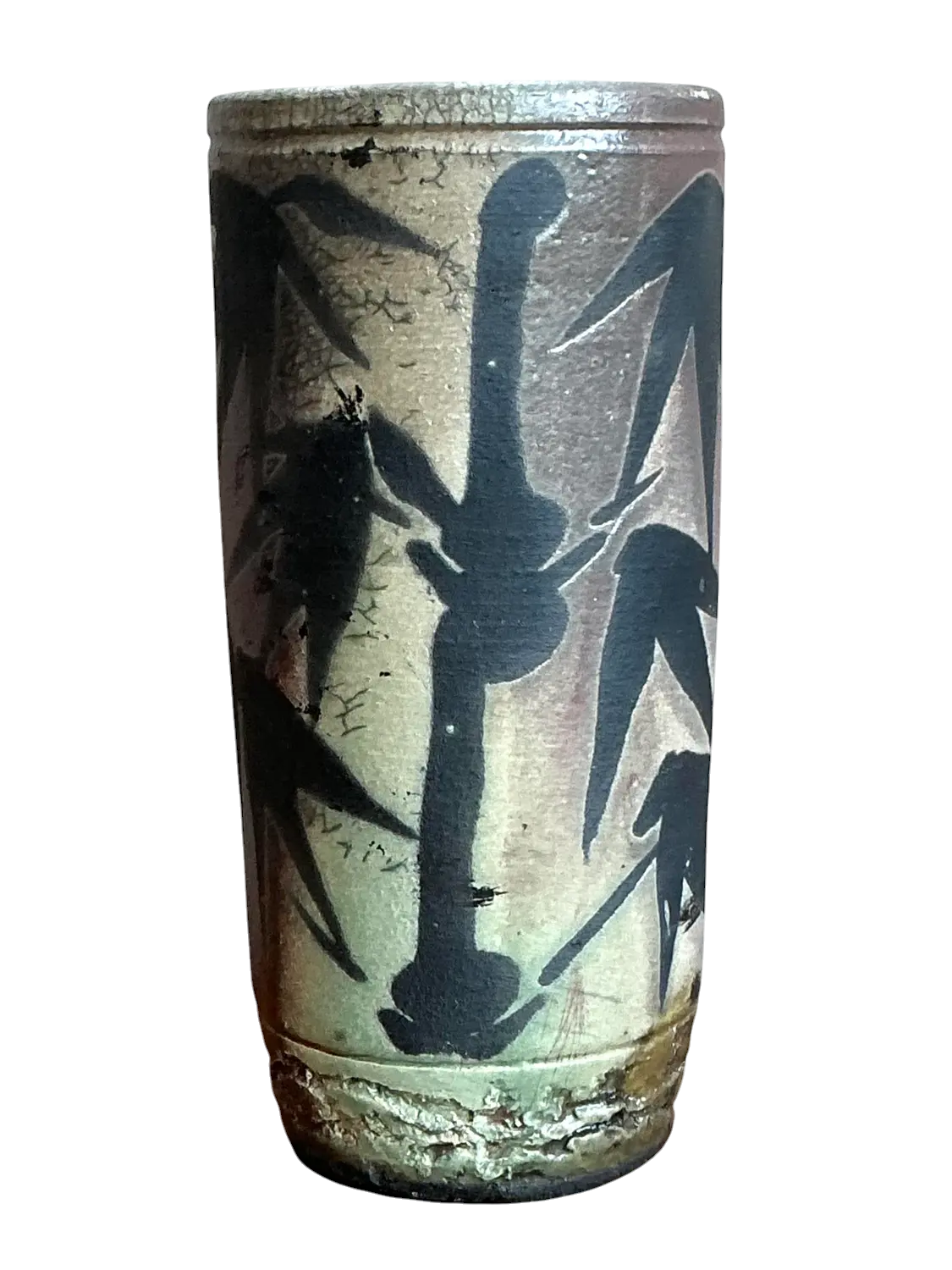 Vintage Asian Original Studio Pottery Vase