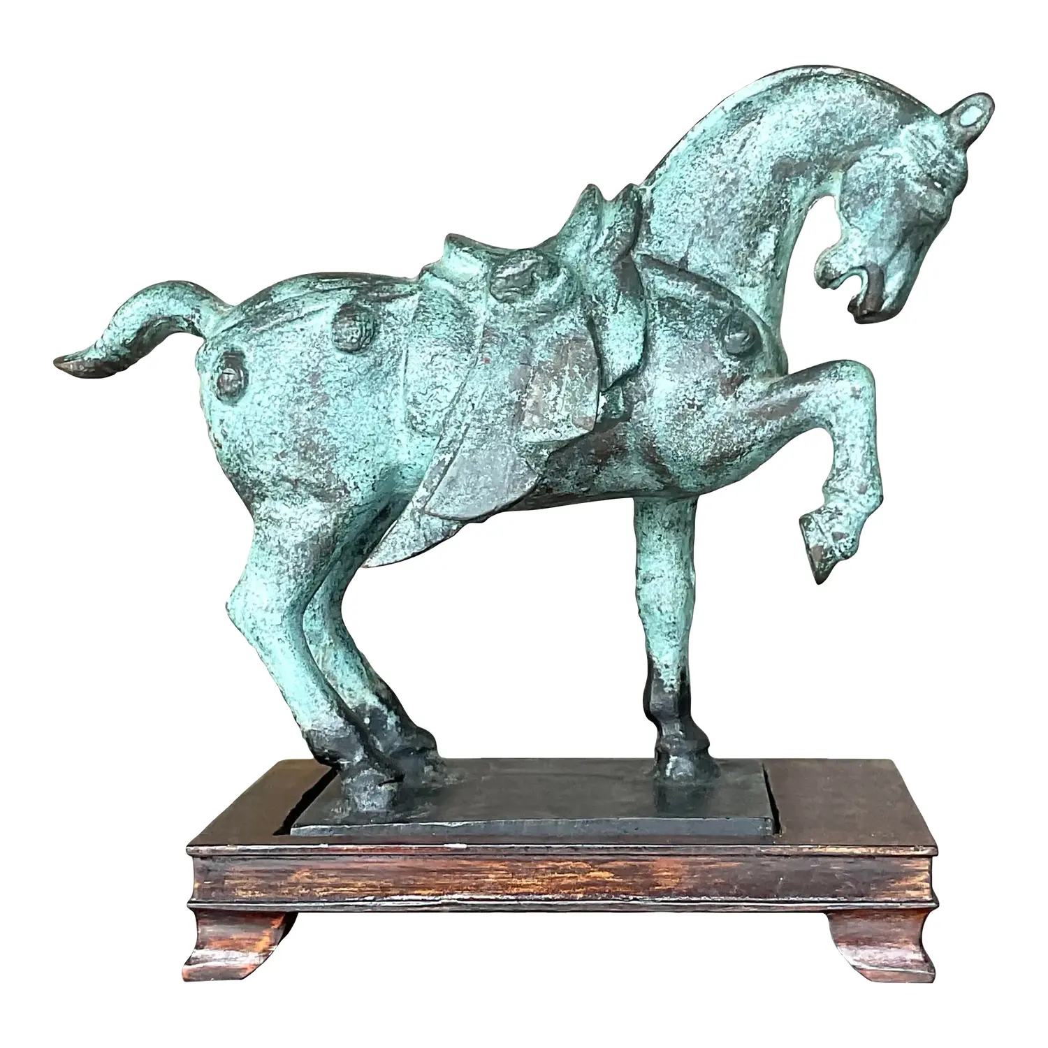Vintage Asian Patinated Tang Dynasty Horse