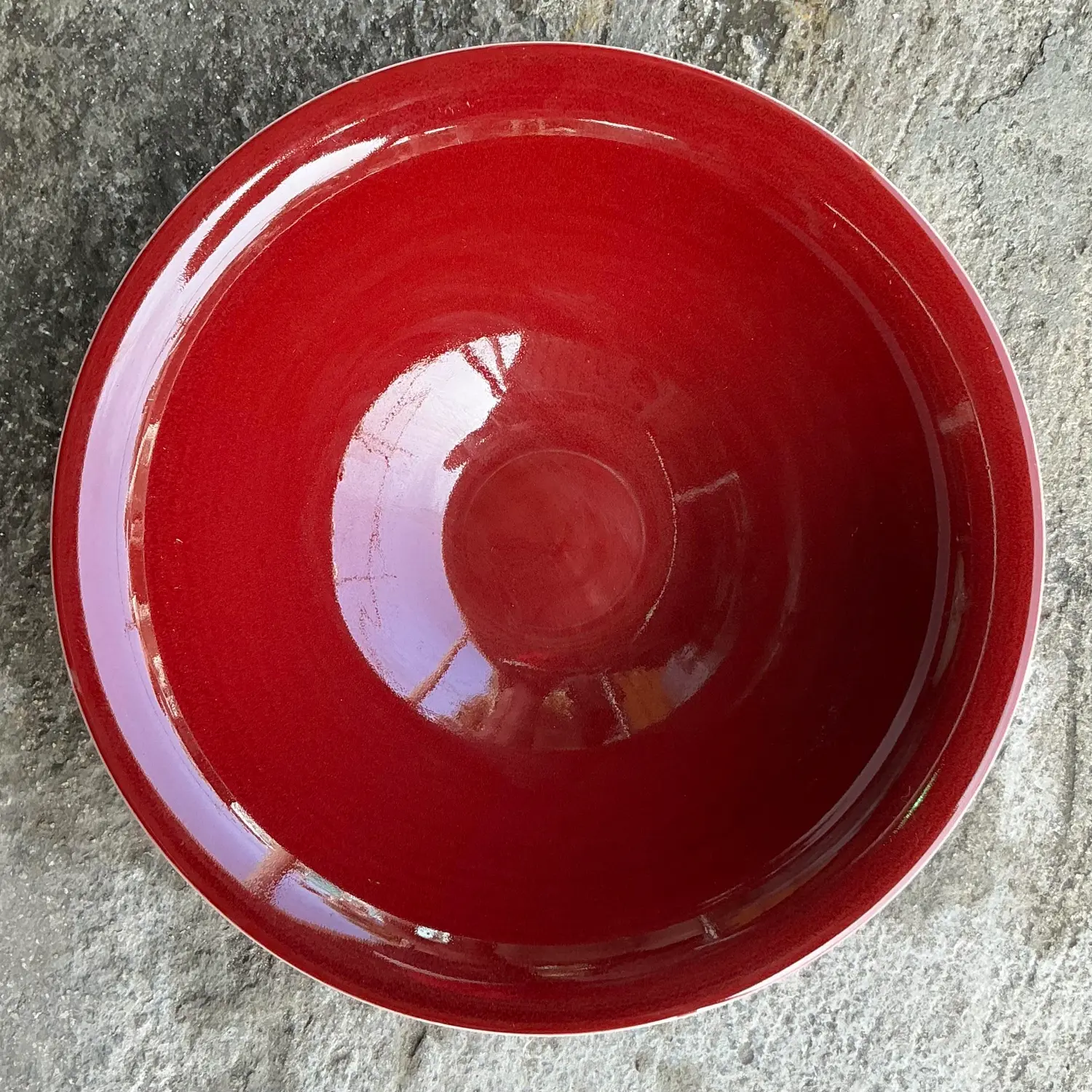 Vintage Asian “Sang De Bouf” Bowl - Detail view