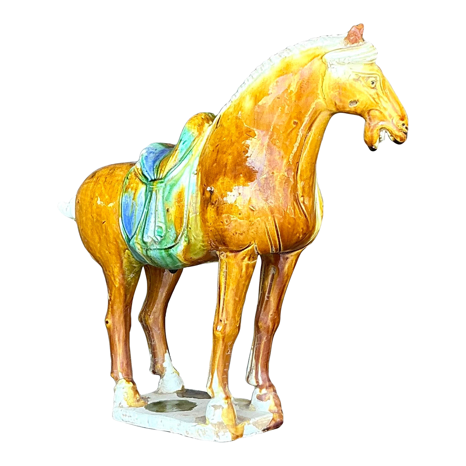 Vintage Asian Temple Horse - Detail view