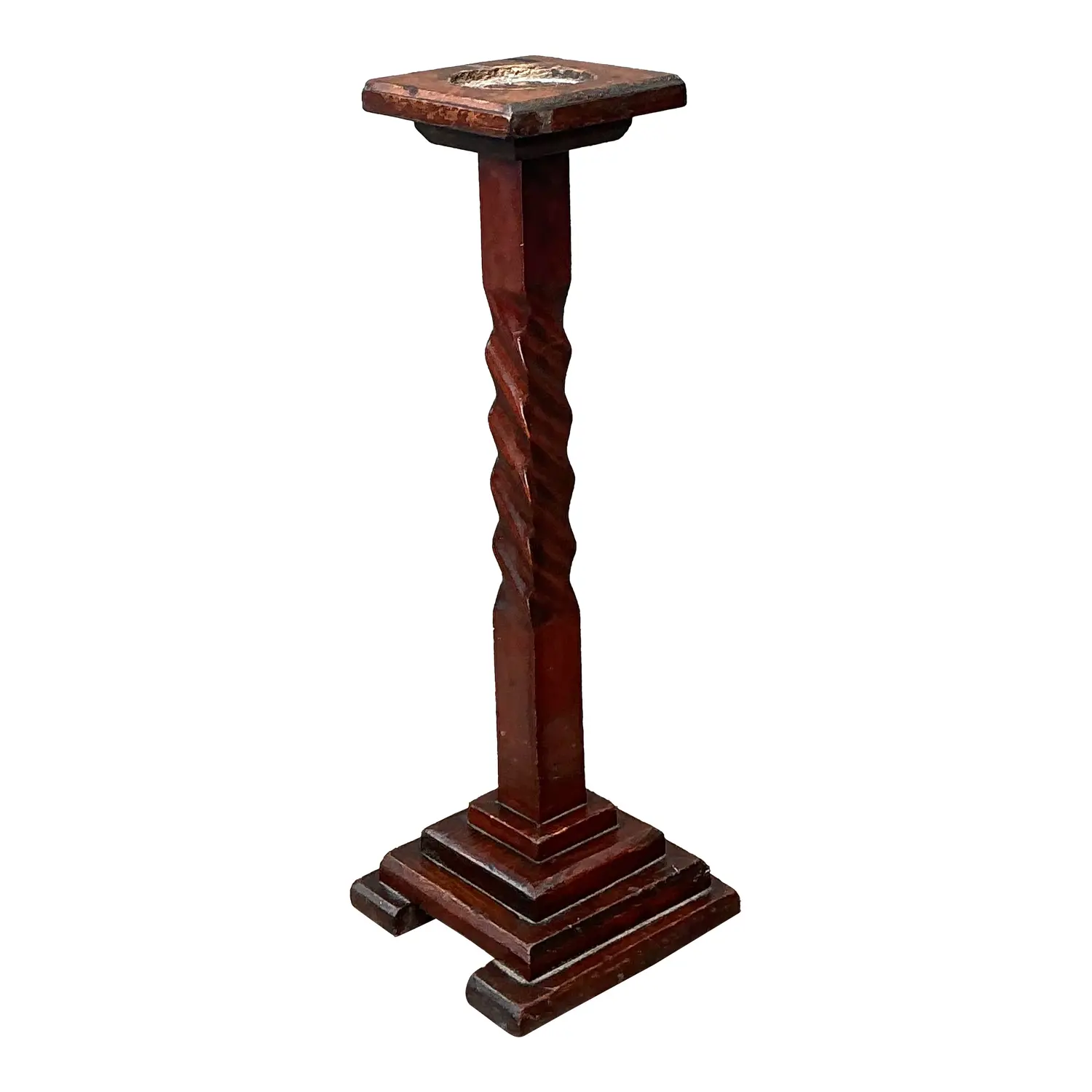 Vintage Barley Twist Candlestick