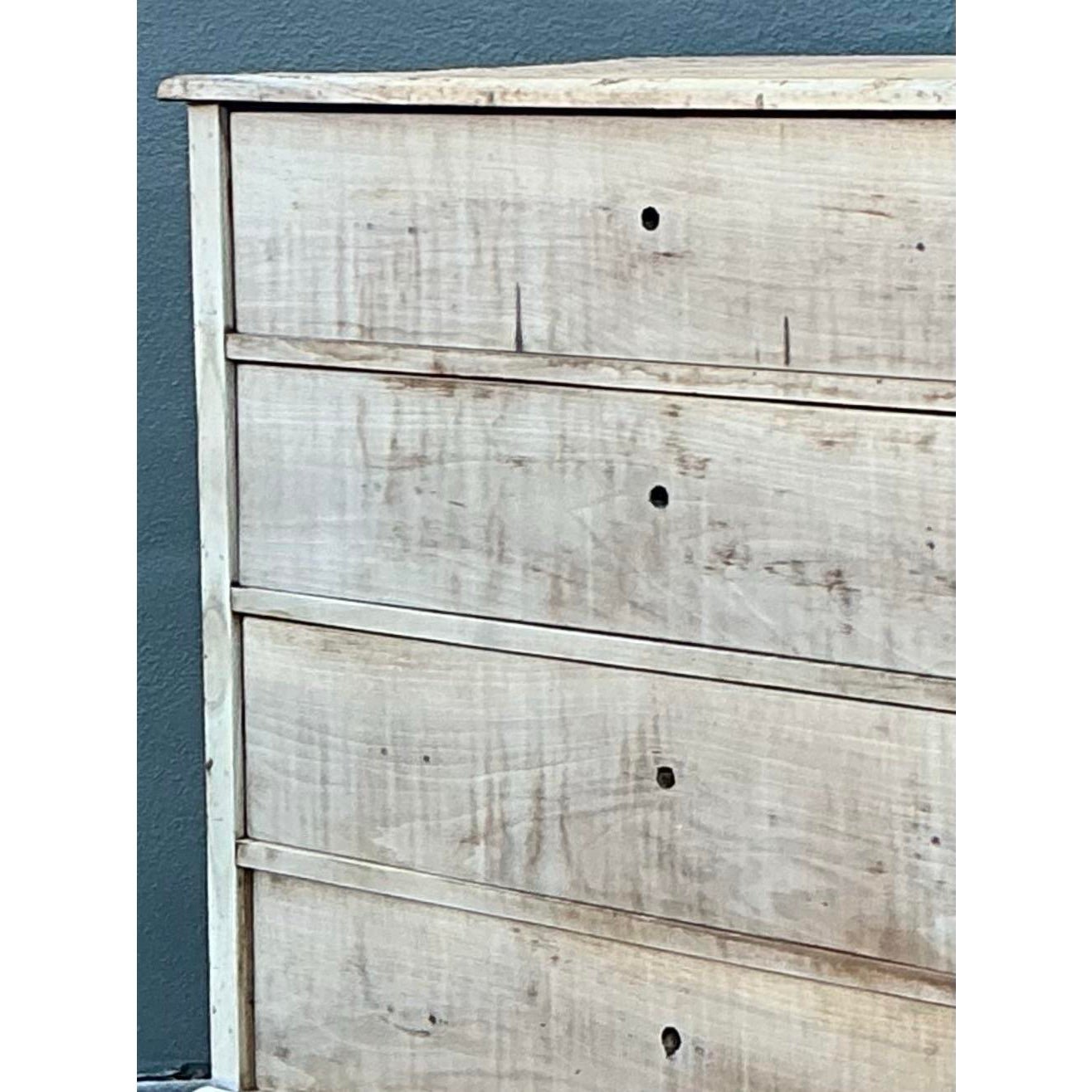 Vintage Bleached Biedermeier Chest of Drawers - Top view