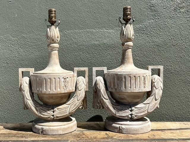 Vintage Bliss Swag Garland Lamps - A Pair - Back view