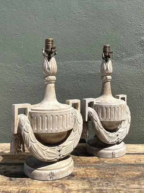 Vintage Bliss Swag Garland Lamps - A Pair - Detail view
