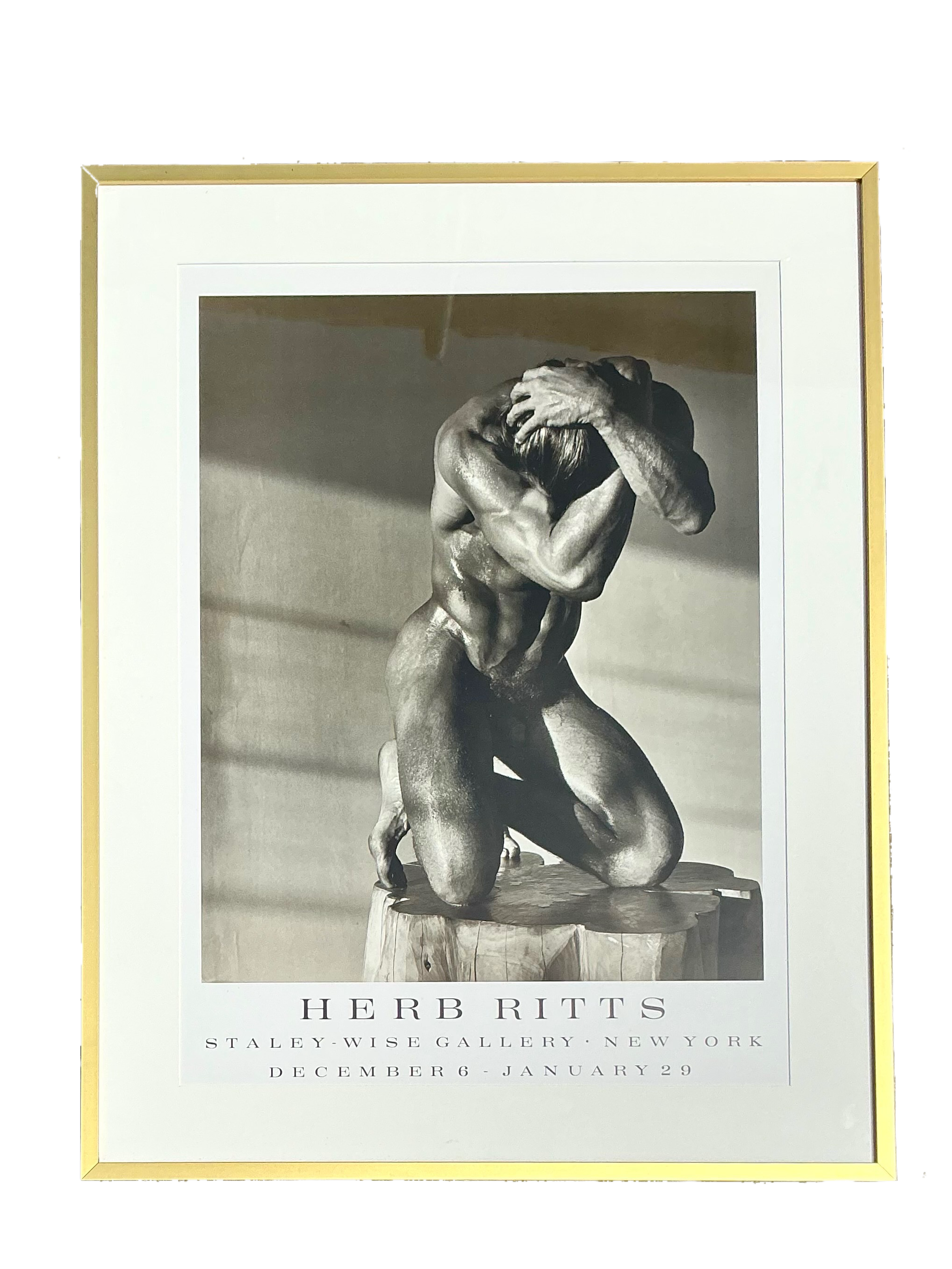 Vintage Boho 1980s Herb Ritts Poster - Detail view