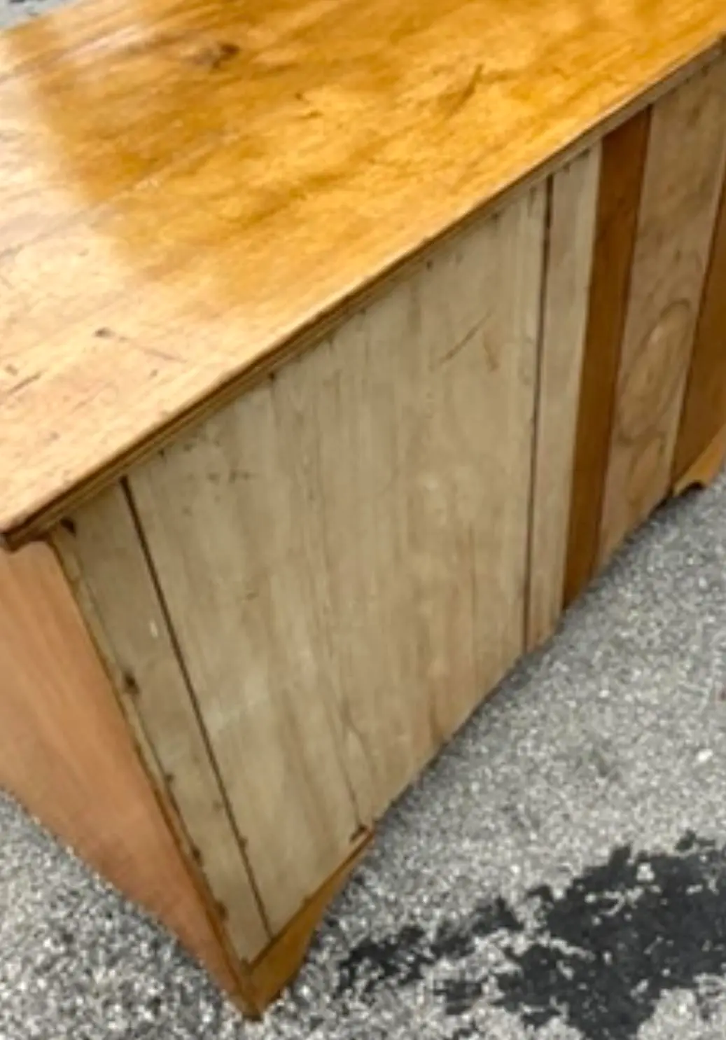 Vintage Boho 19th Century Sideboard - Back view