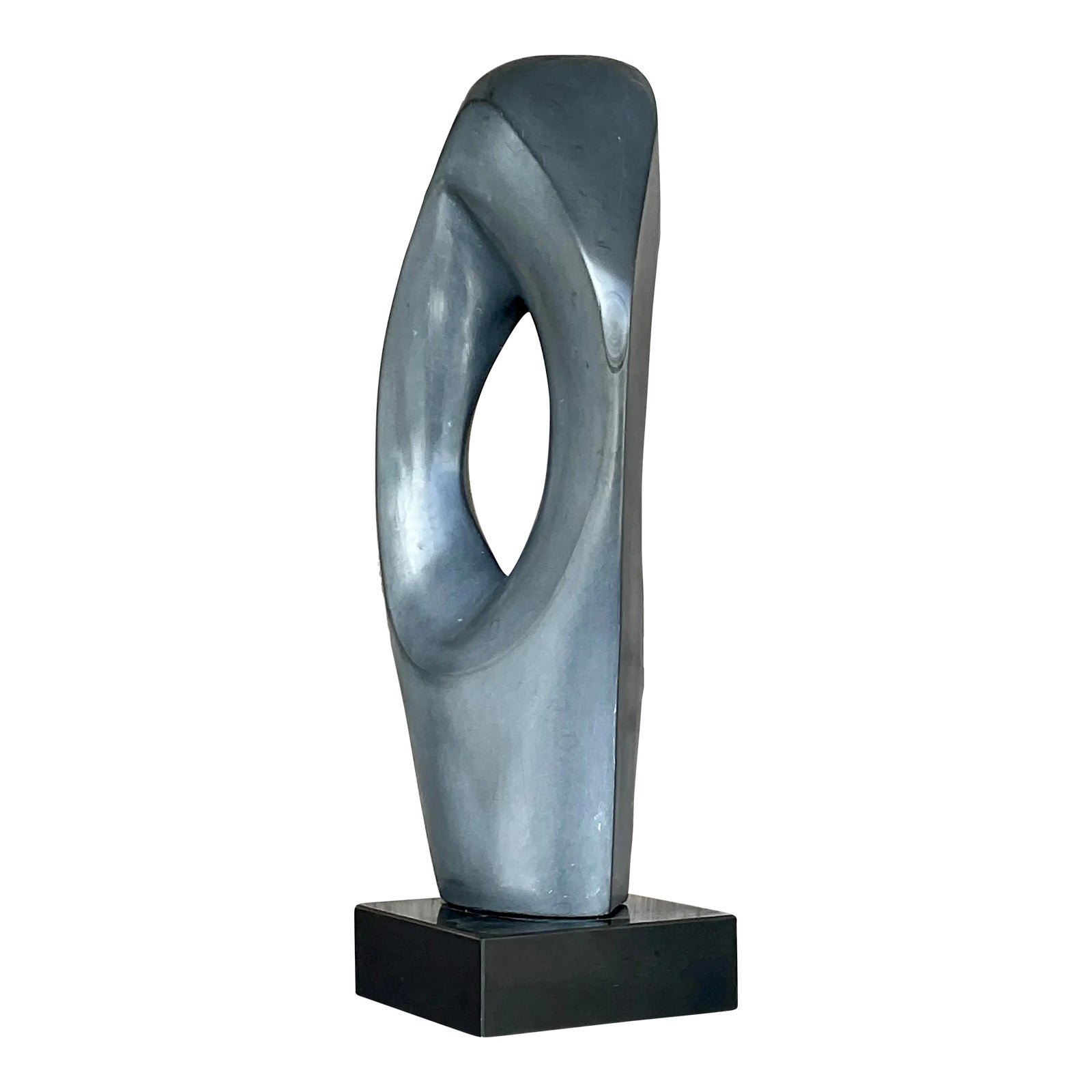 Vintage Boho Abstract Granite Sculpture
