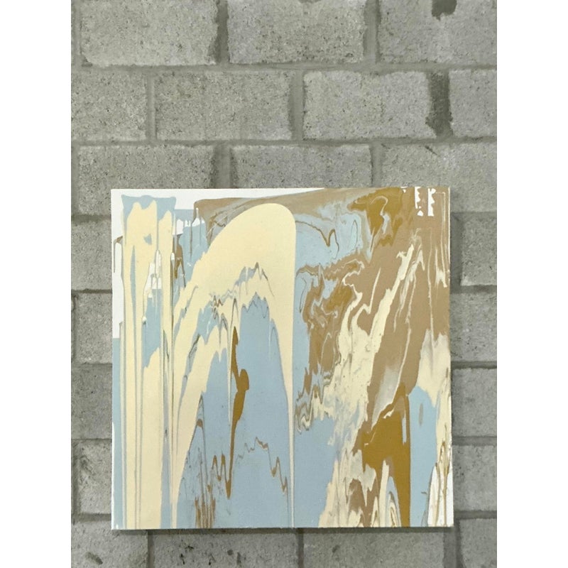 Vintage Boho Abstract Original Oil on Canvas