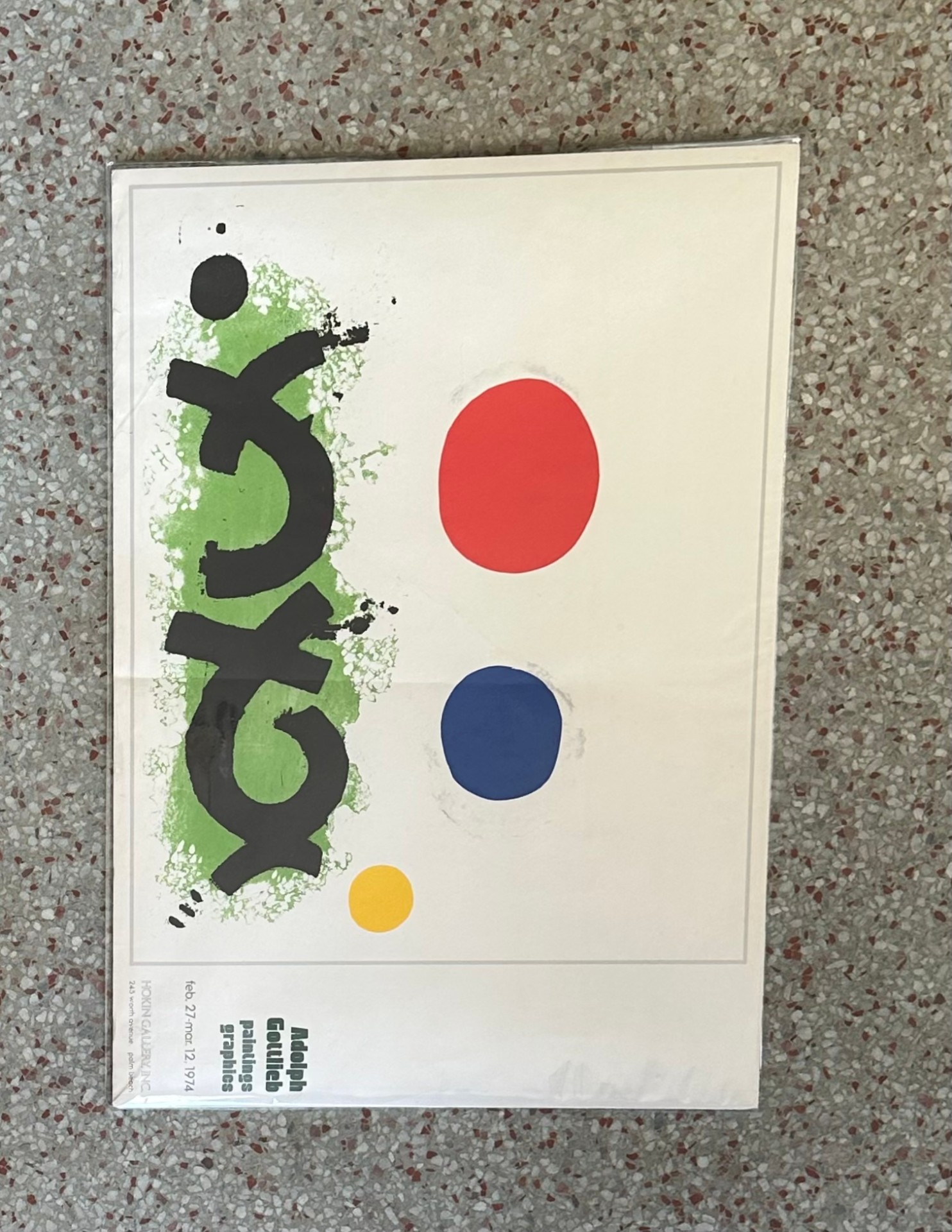 Vintage Boho Adolph Gottlieb Ad