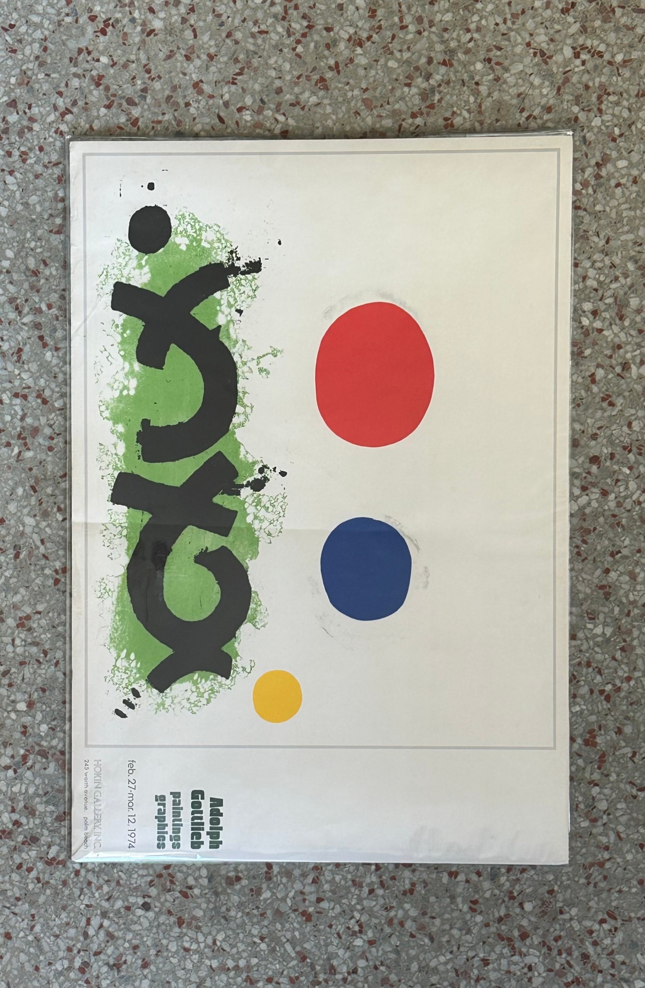 Vintage Boho Adolph Gottlieb Ad - Side view
