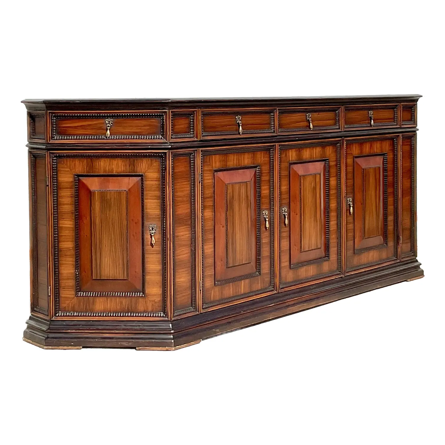 Vintage Boho Alphonso Marina Paneled Credenza