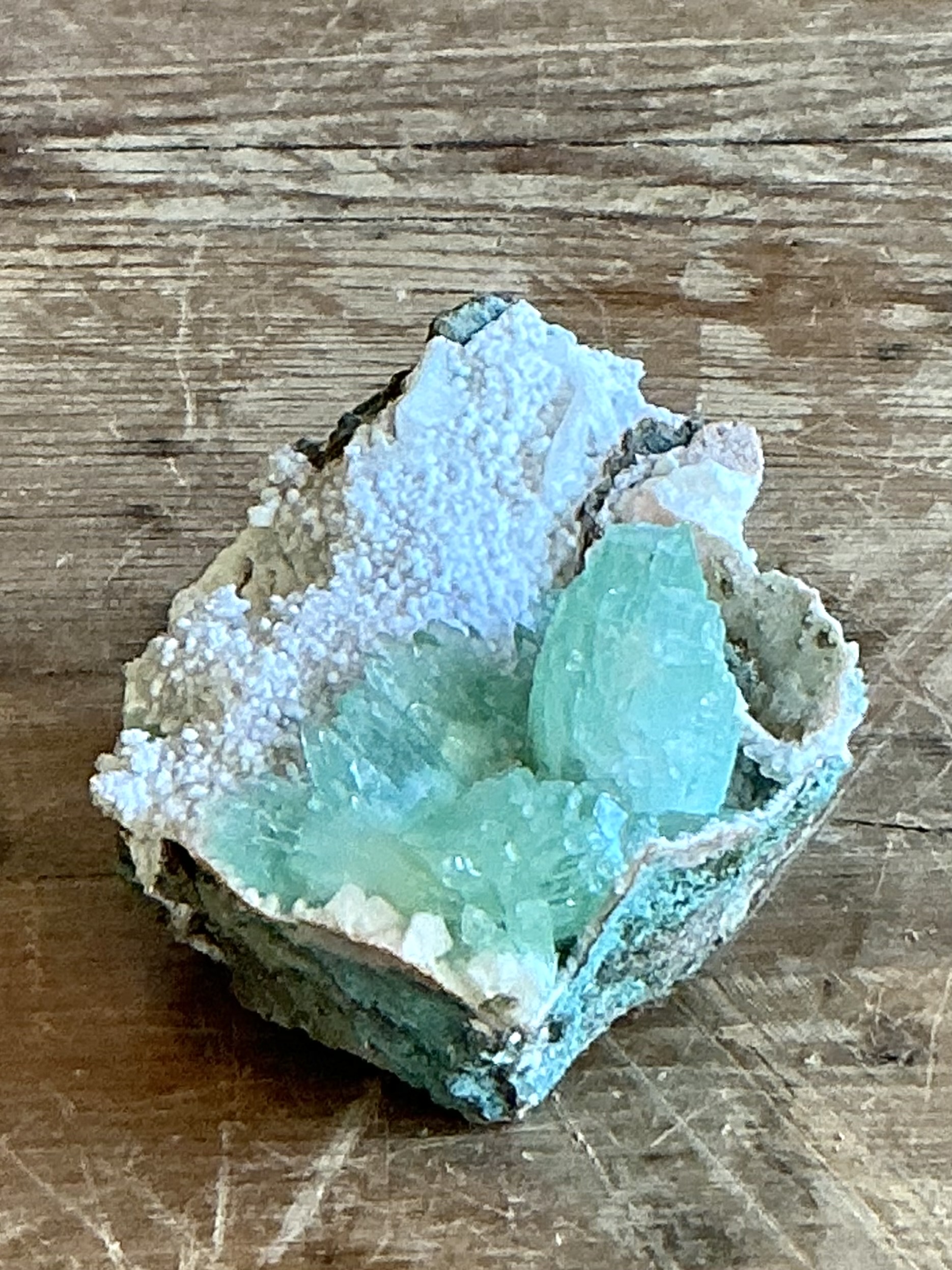 Vintage Boho Apophyllite Specimen - Detail view