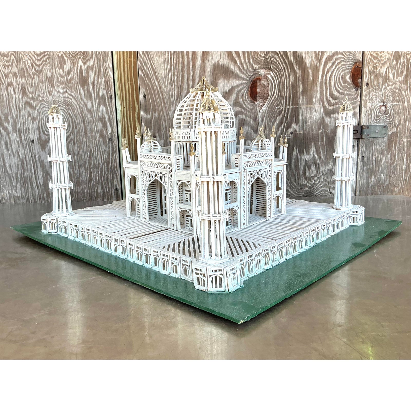Vintage Boho Architectural Scale Model - Top view