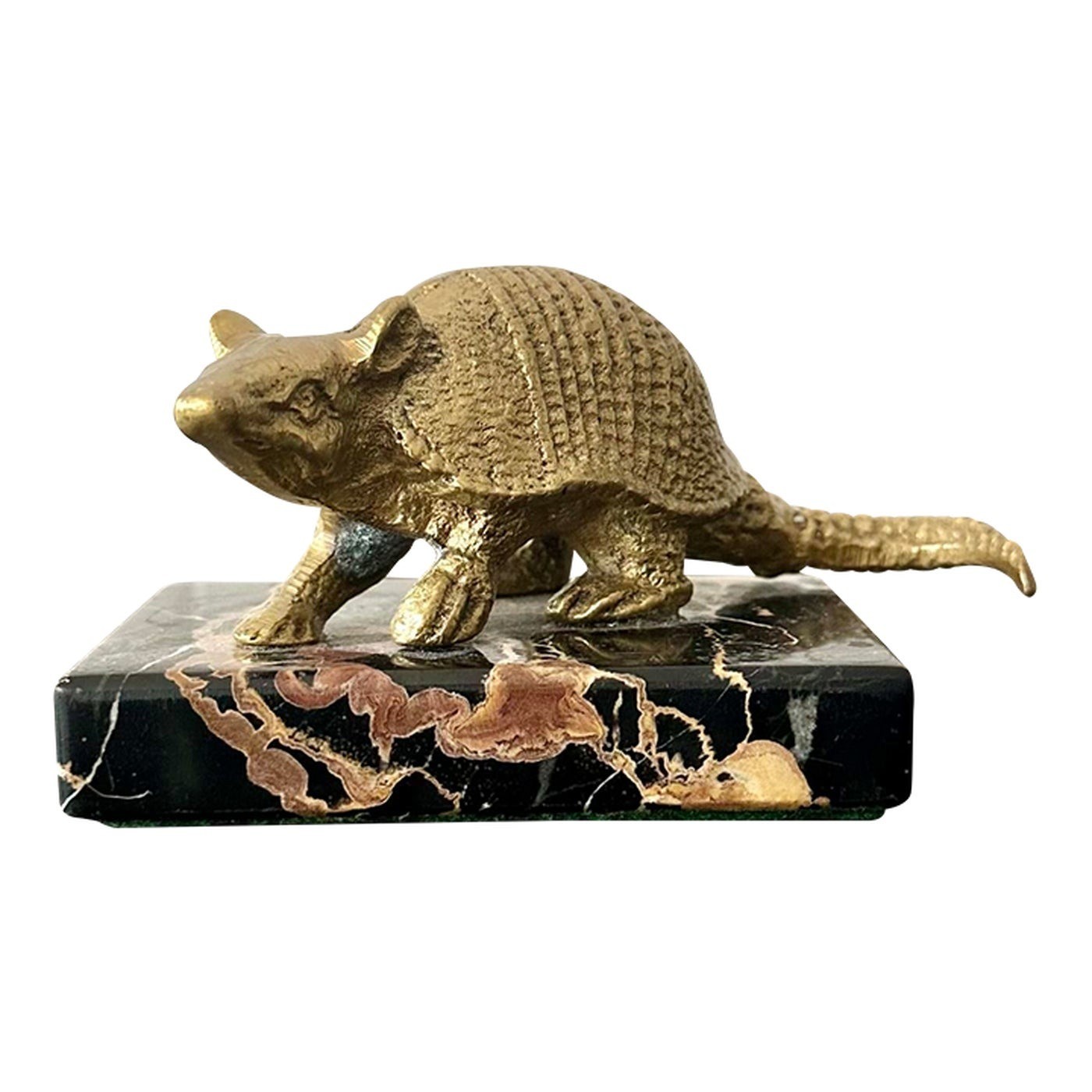 Vintage Boho Armadillo Statue