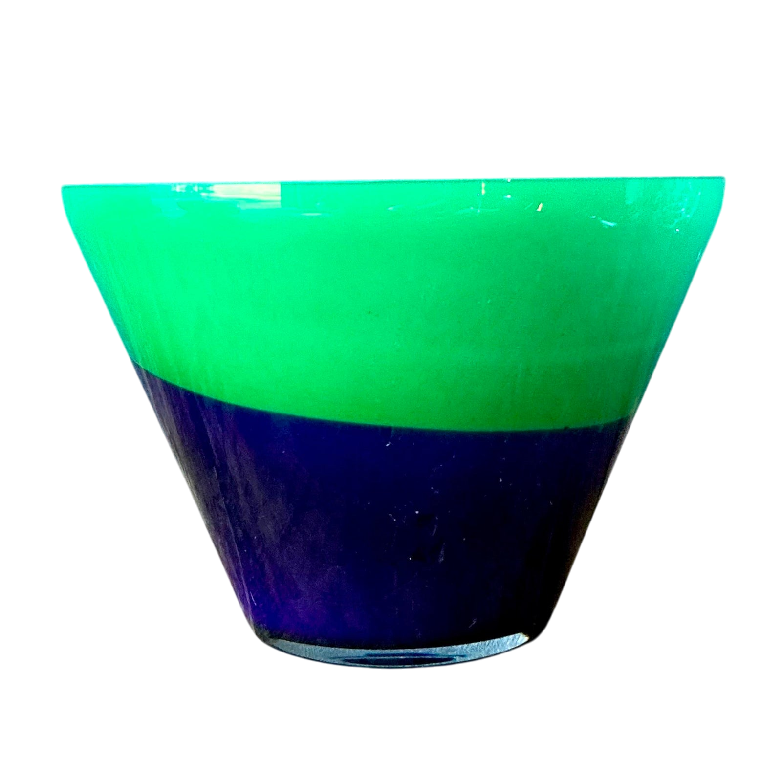 Vintage Boho Art Glass Bowl After Murano