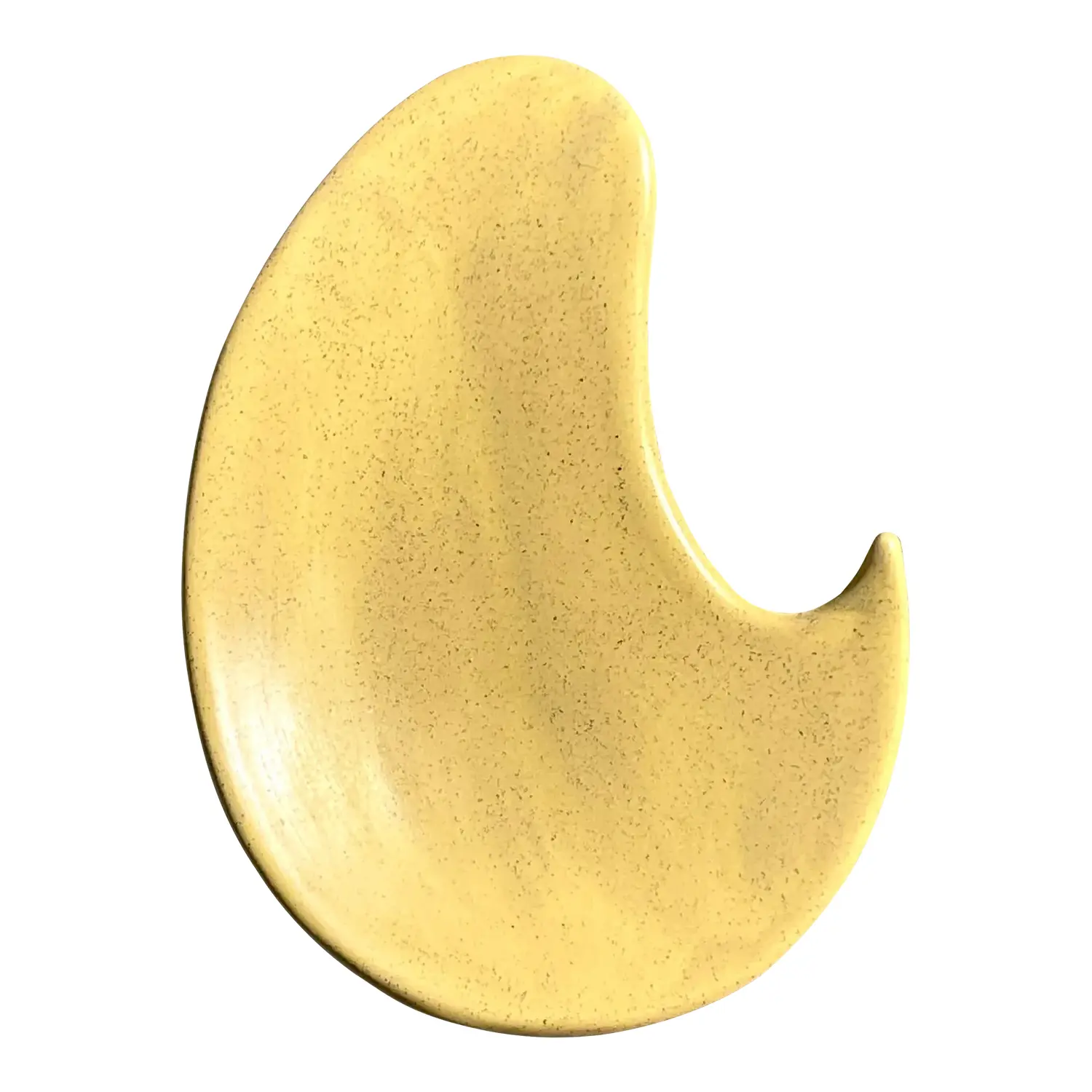 Vintage Boho Biomorphic Glazed Ceramic Platter