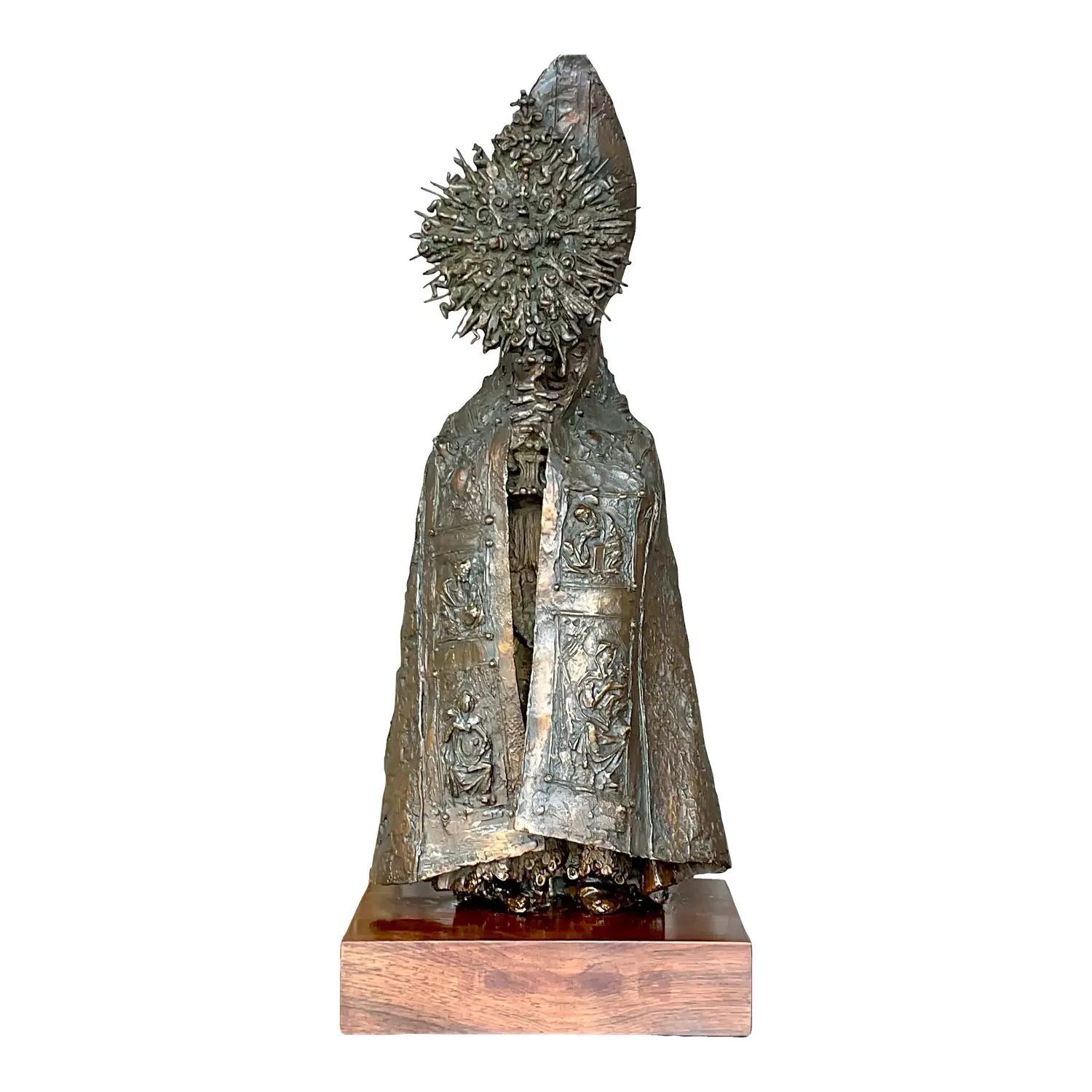 Vintage Boho Bruno Lucchesi Bronze Sculpture